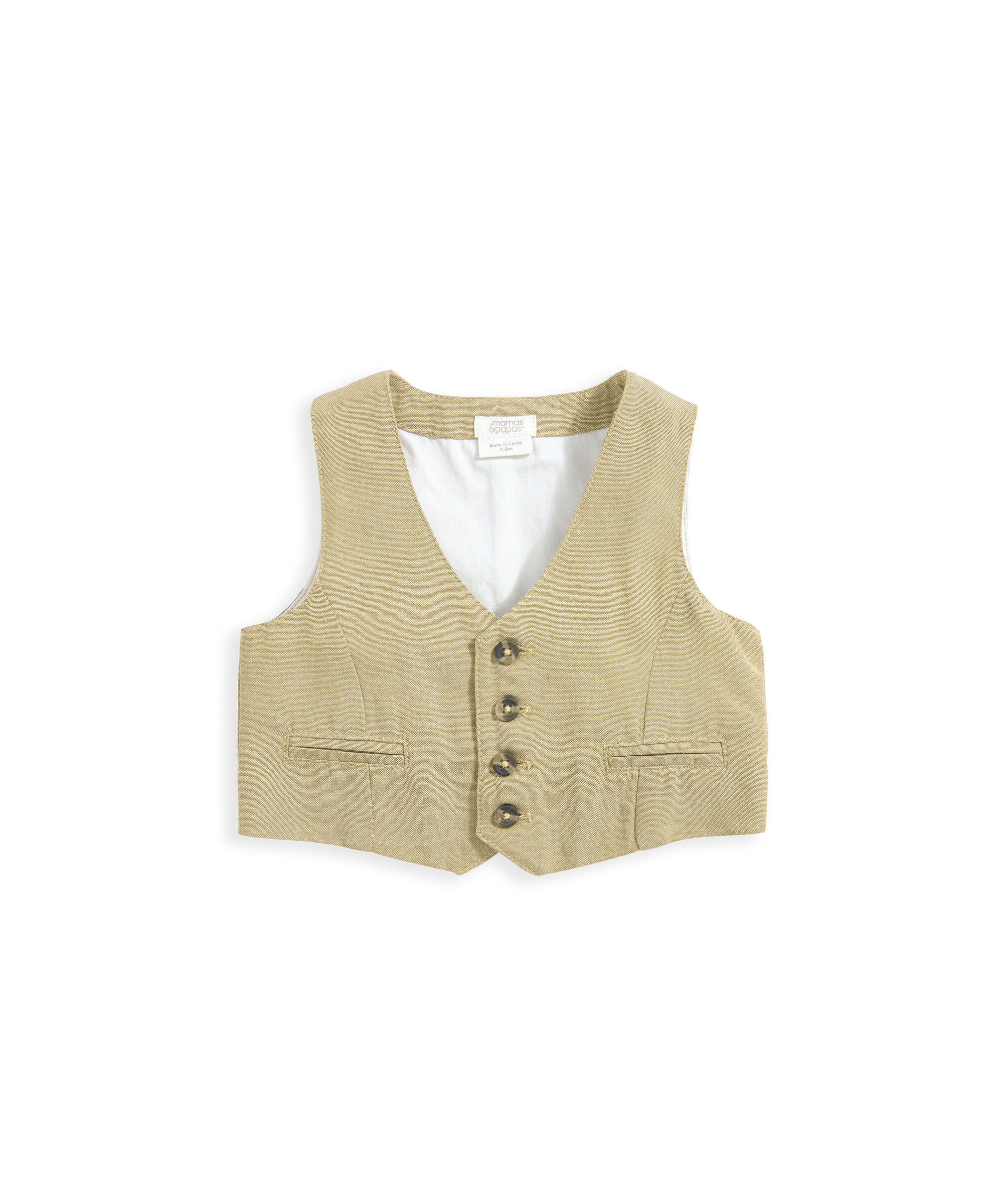 4 Piece Suit Set - Sand Yellow  image number 3