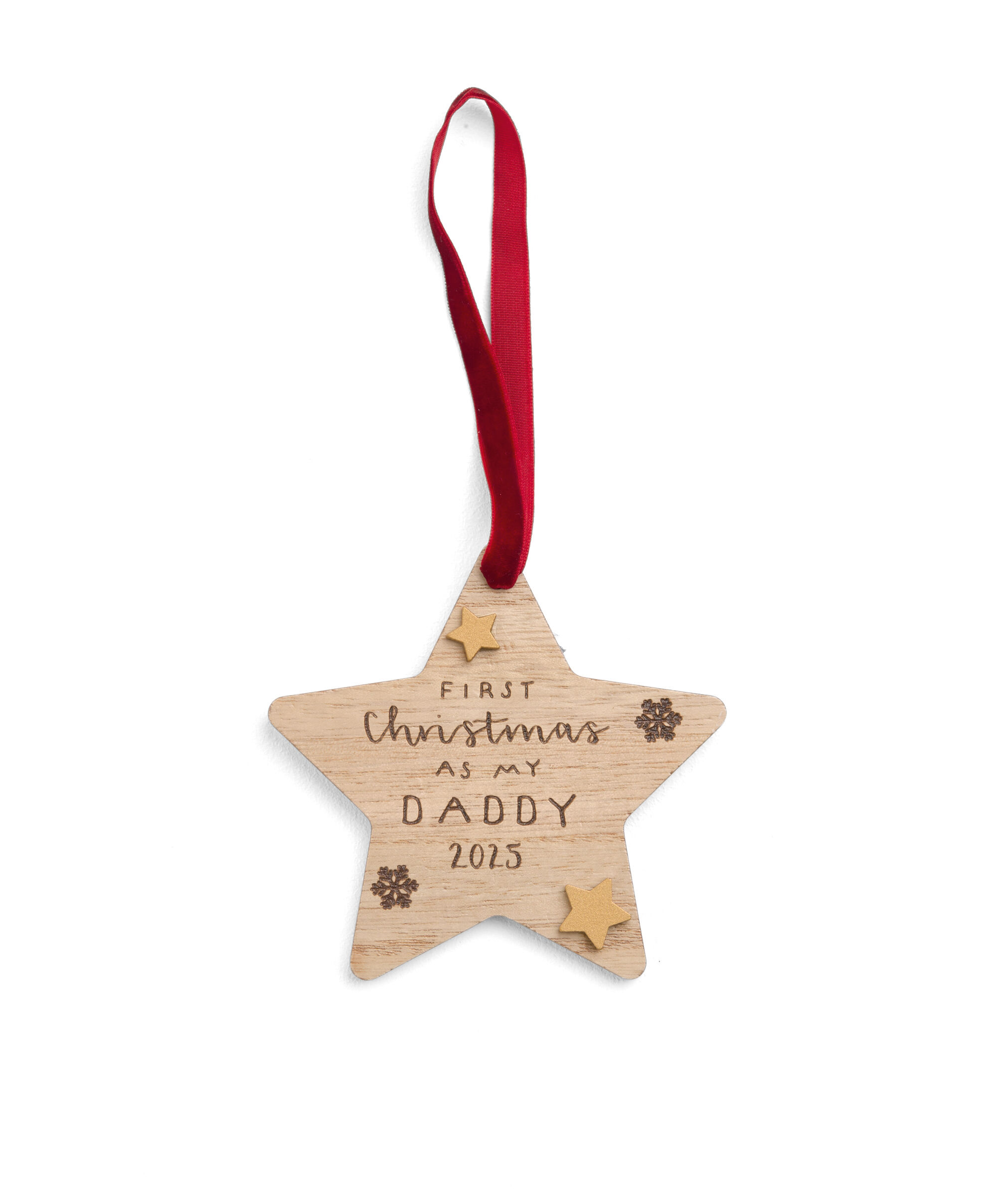 Xmas Hanging Wood Dec - Daddy image number 2