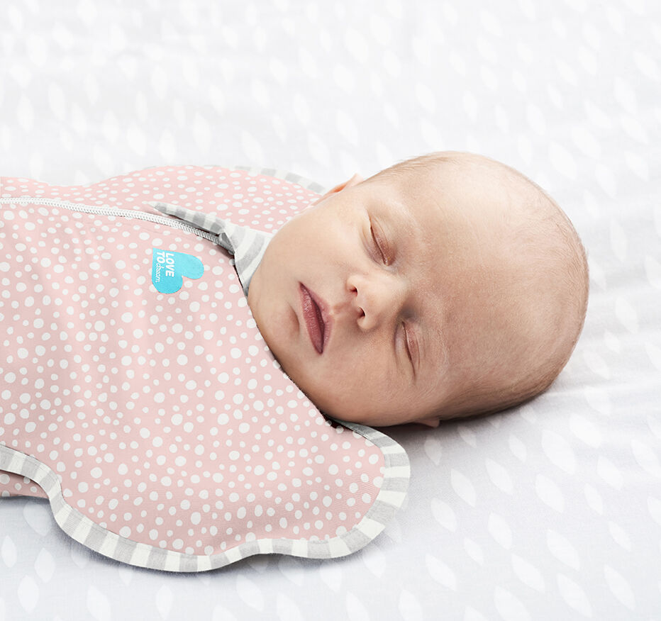 Love To Dream Swaddle Up Sleeping Bag Bamboo Pink Dot - Small image number 3