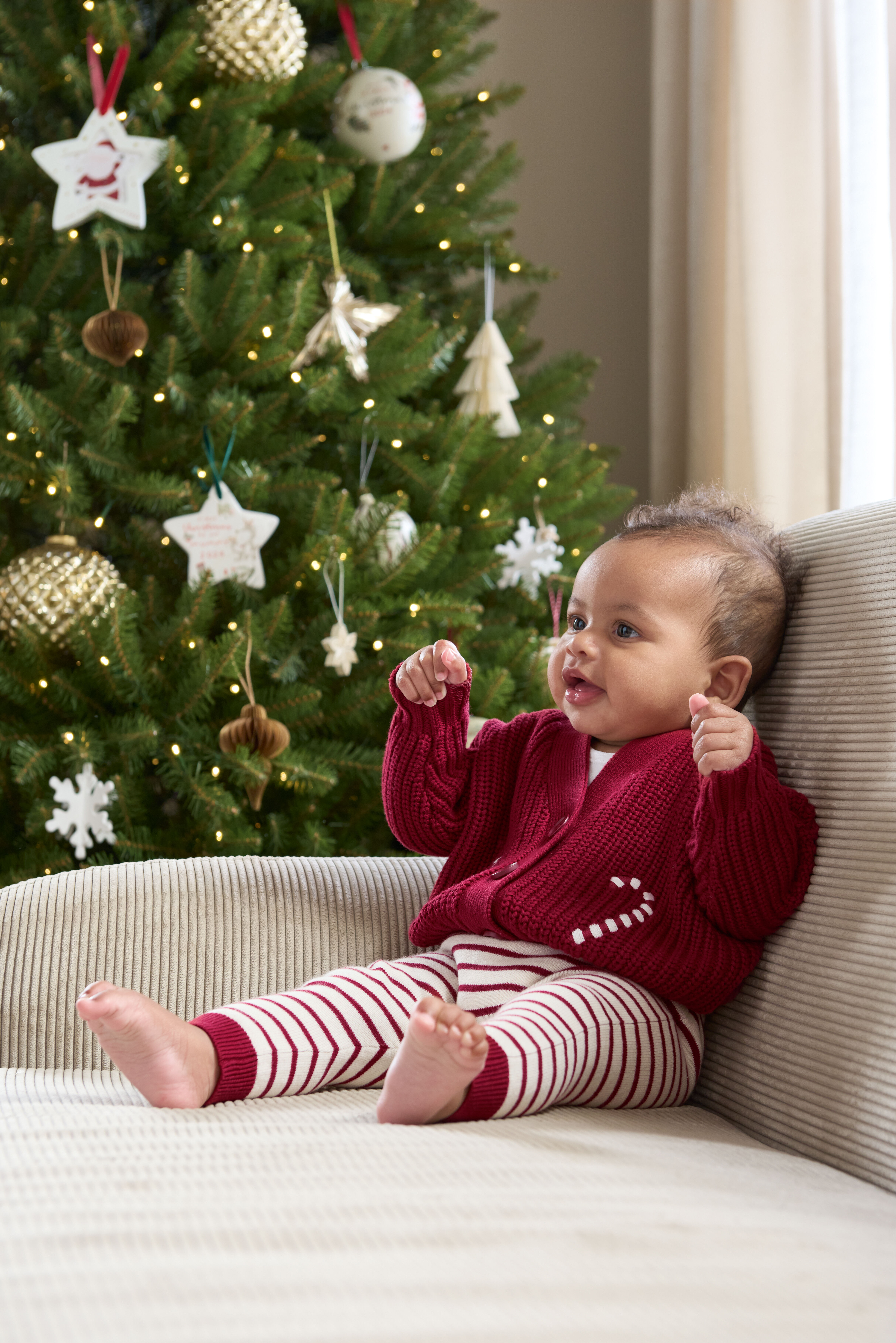 2Pc Red Knit Set image number 1