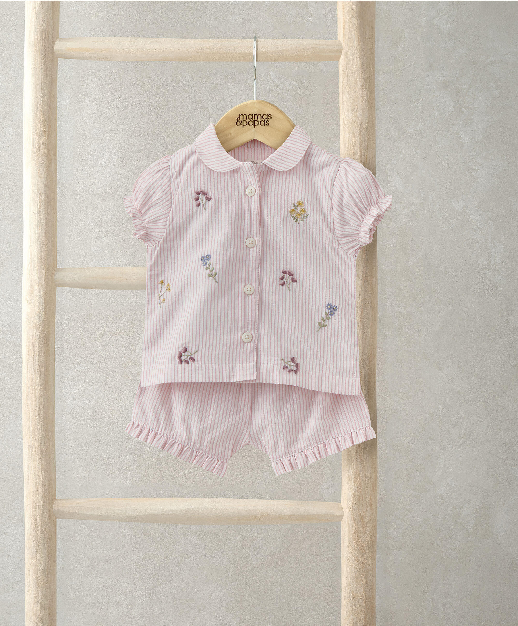 Embroidered Woven Pyjamas