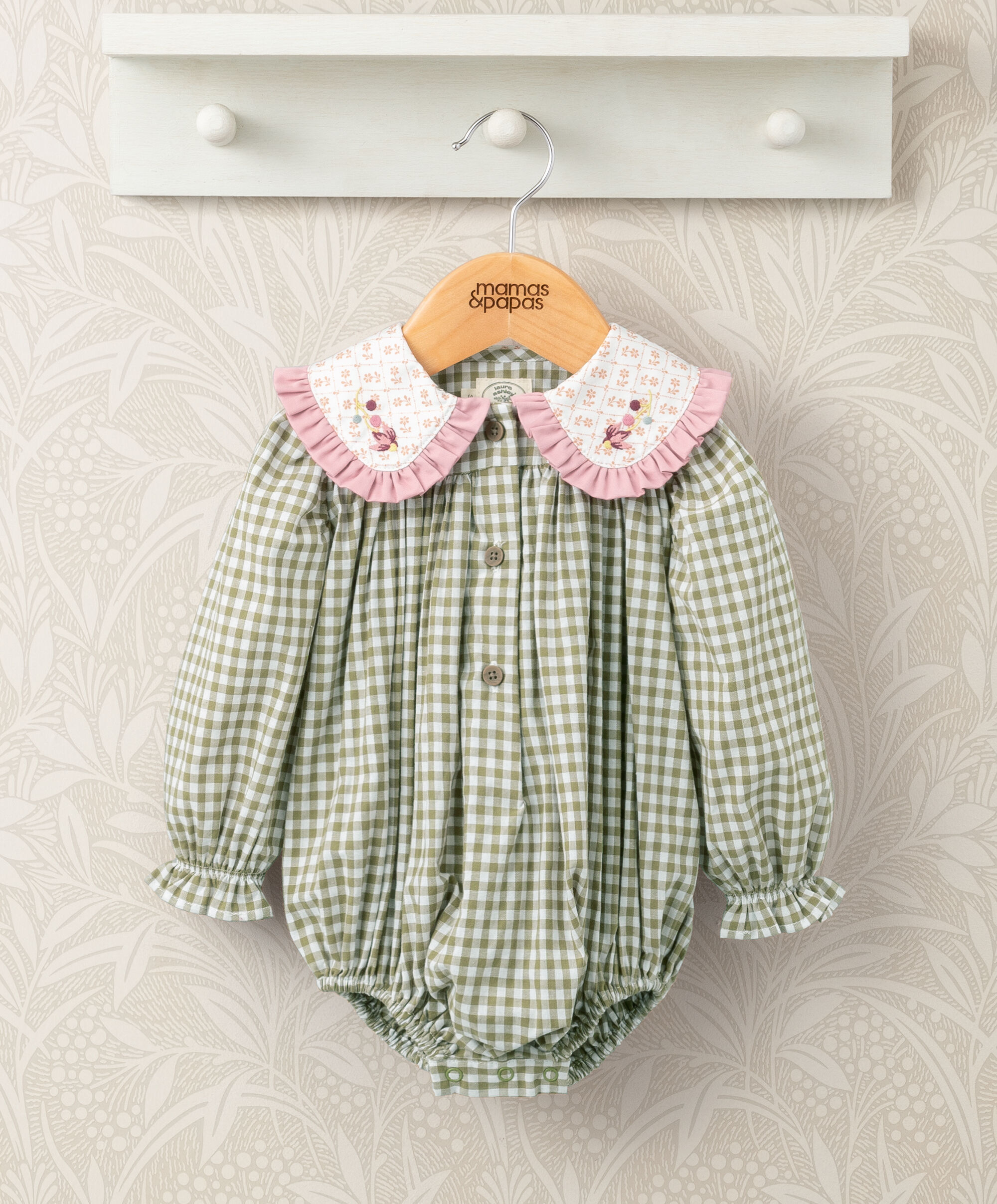 Oversized Collar Romper image number 1