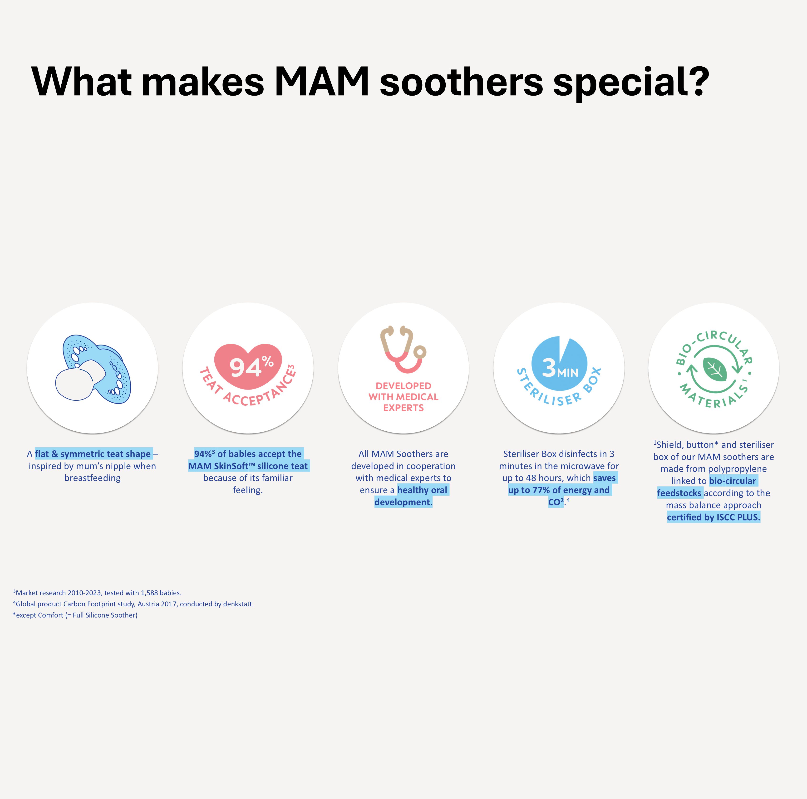 Mam Baby Original Start Silicone Pacifier - 0-2 M | Sealife Pink & Beige - Pack of 2 image number 7