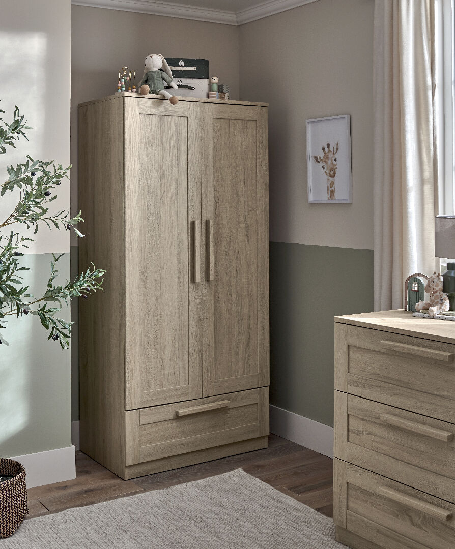 Atlas Wardrobe - Light Oak image number 1