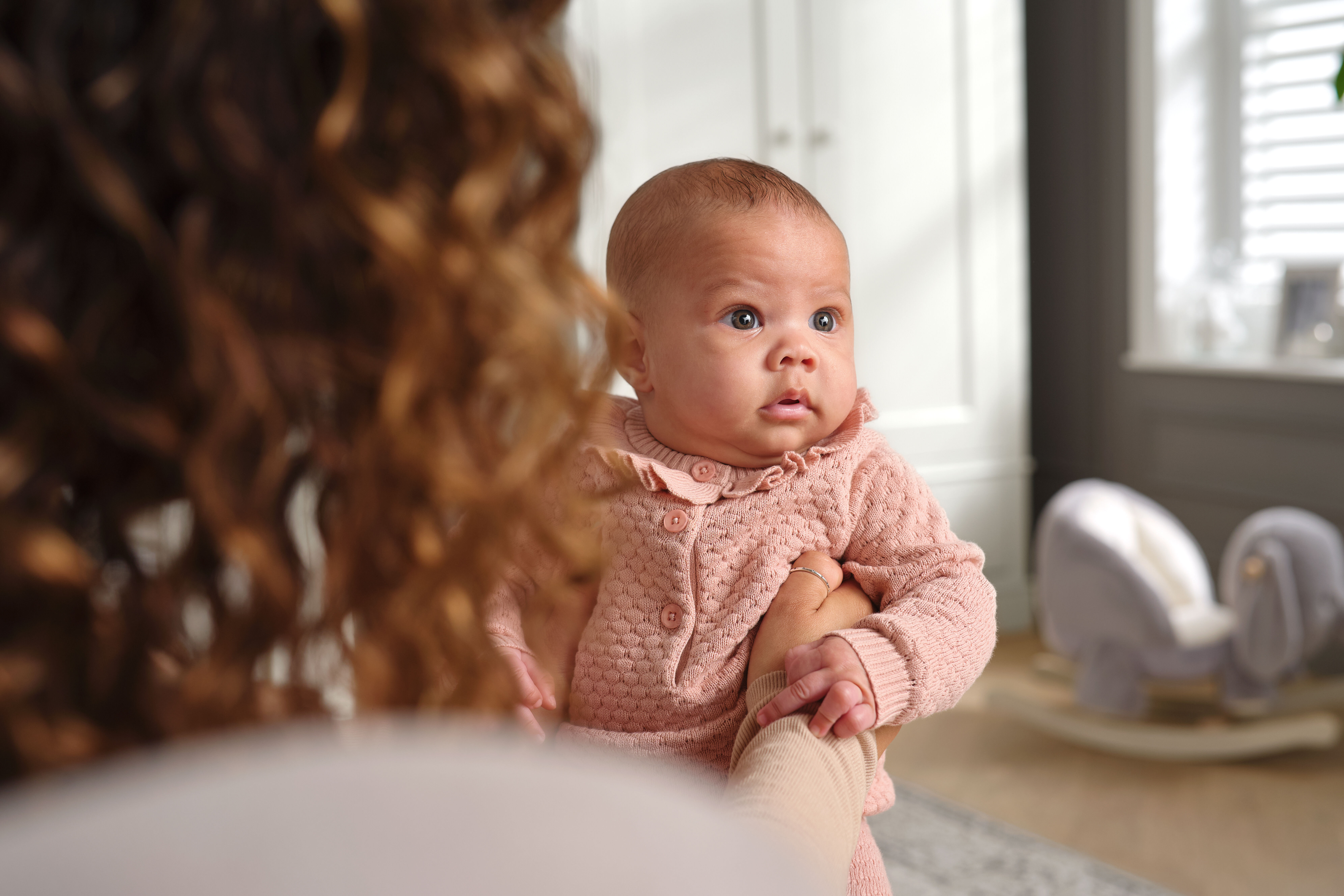 Pink Knitted 2 Piece Set image number 3