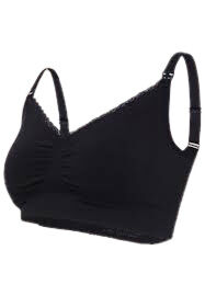 Cariwell Cariwell Organic Maternity & Nursing Bra-M Black image number 2