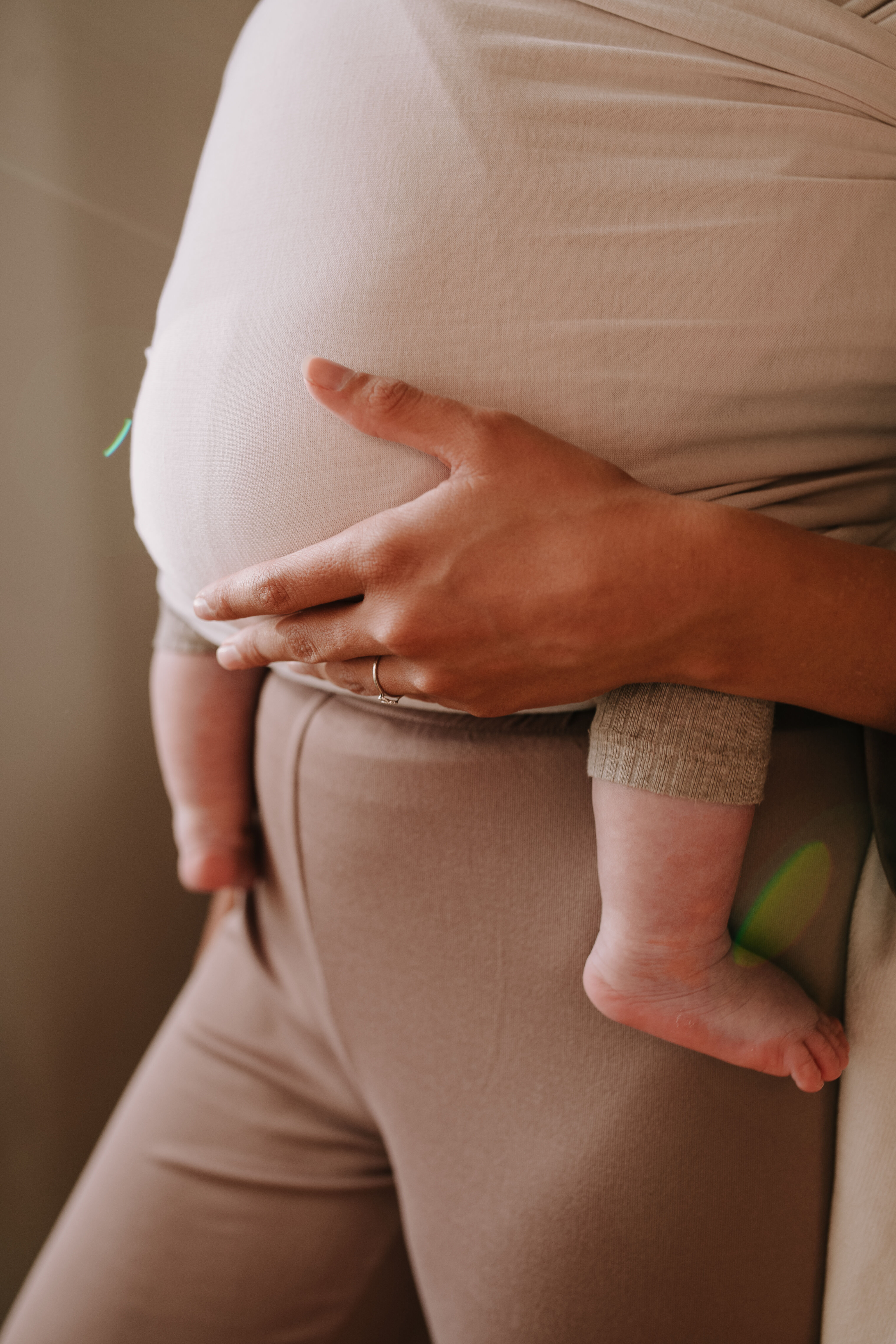 Boba Serenity Baby Wrap - Organic Stone image number 3