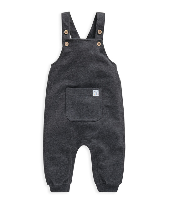 Charcoal Jersey Dungaree image number 1