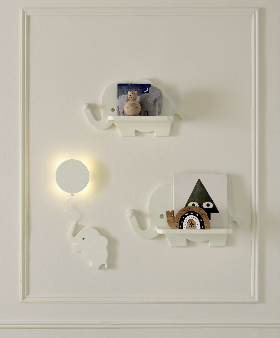 Elephant Shelves & Nightlight image number 1