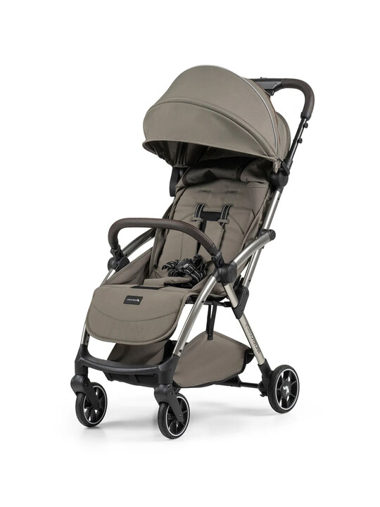 Buy Leclerc Influencer Air Stroller with Bumper Bar and Sun Canopy and Footrest Olive Green Buggies Compact Strollers Mamas Papas Qatar