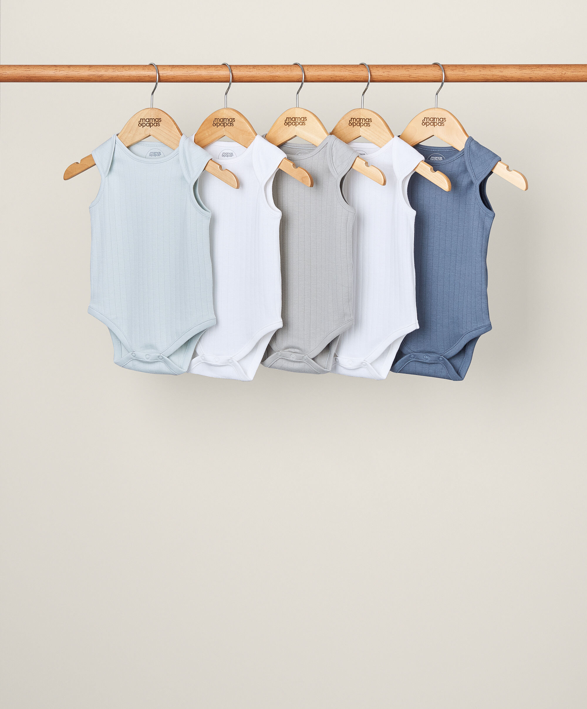 Welcome to the World Vests (Pack of 5) - Blue image number 1