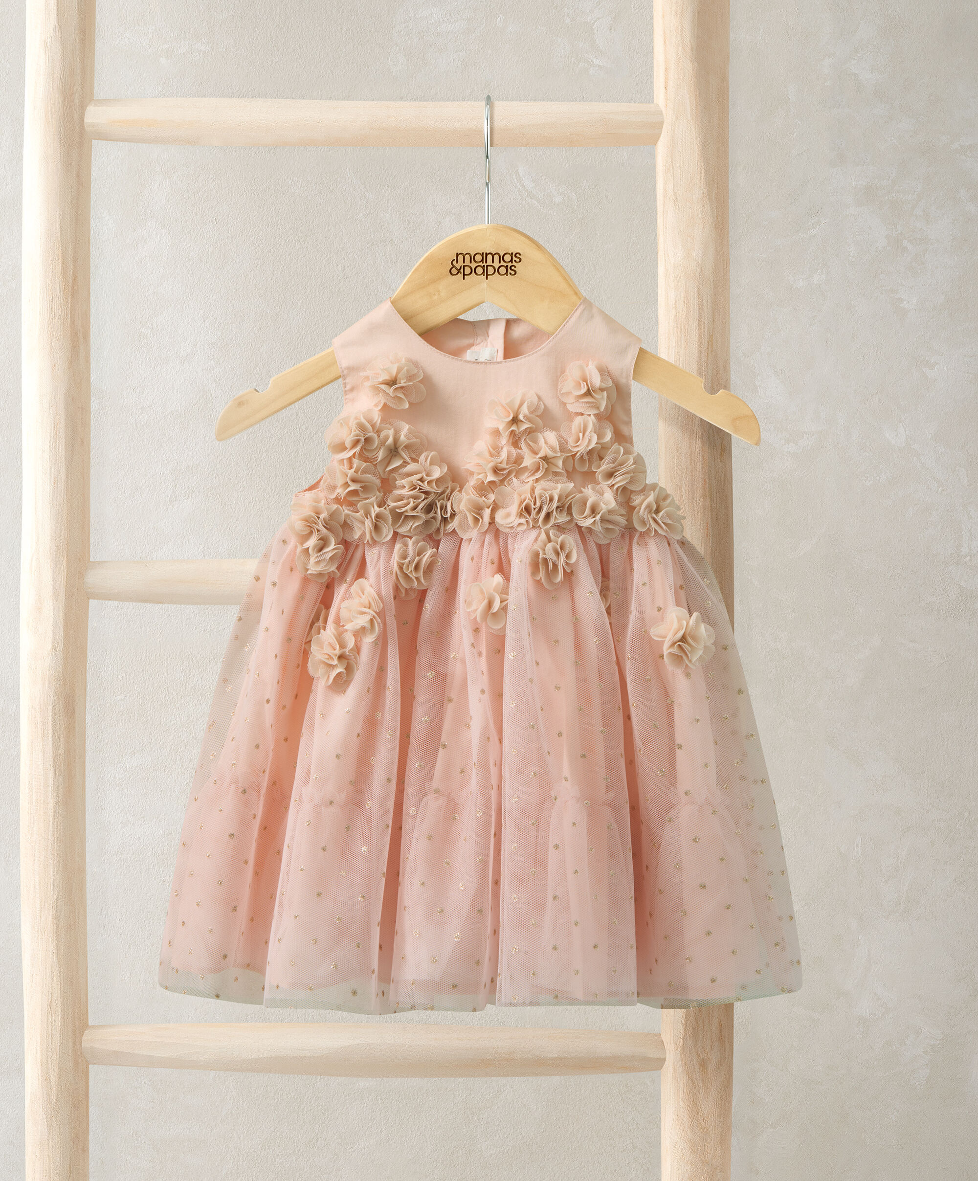 3D Floral Dress - Pink image number 1
