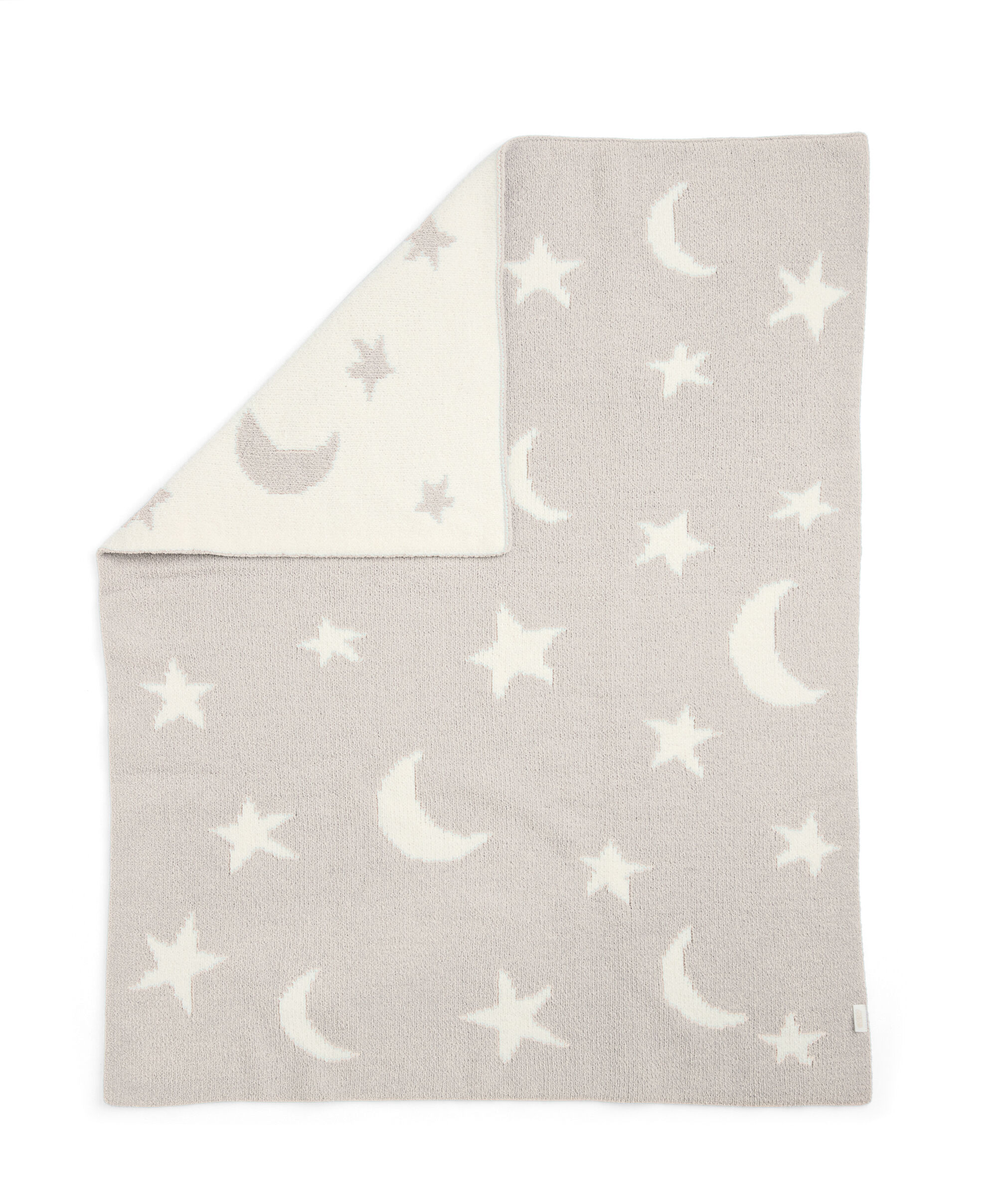 Chenille Blanket - Neutral Moon/Star image number 3