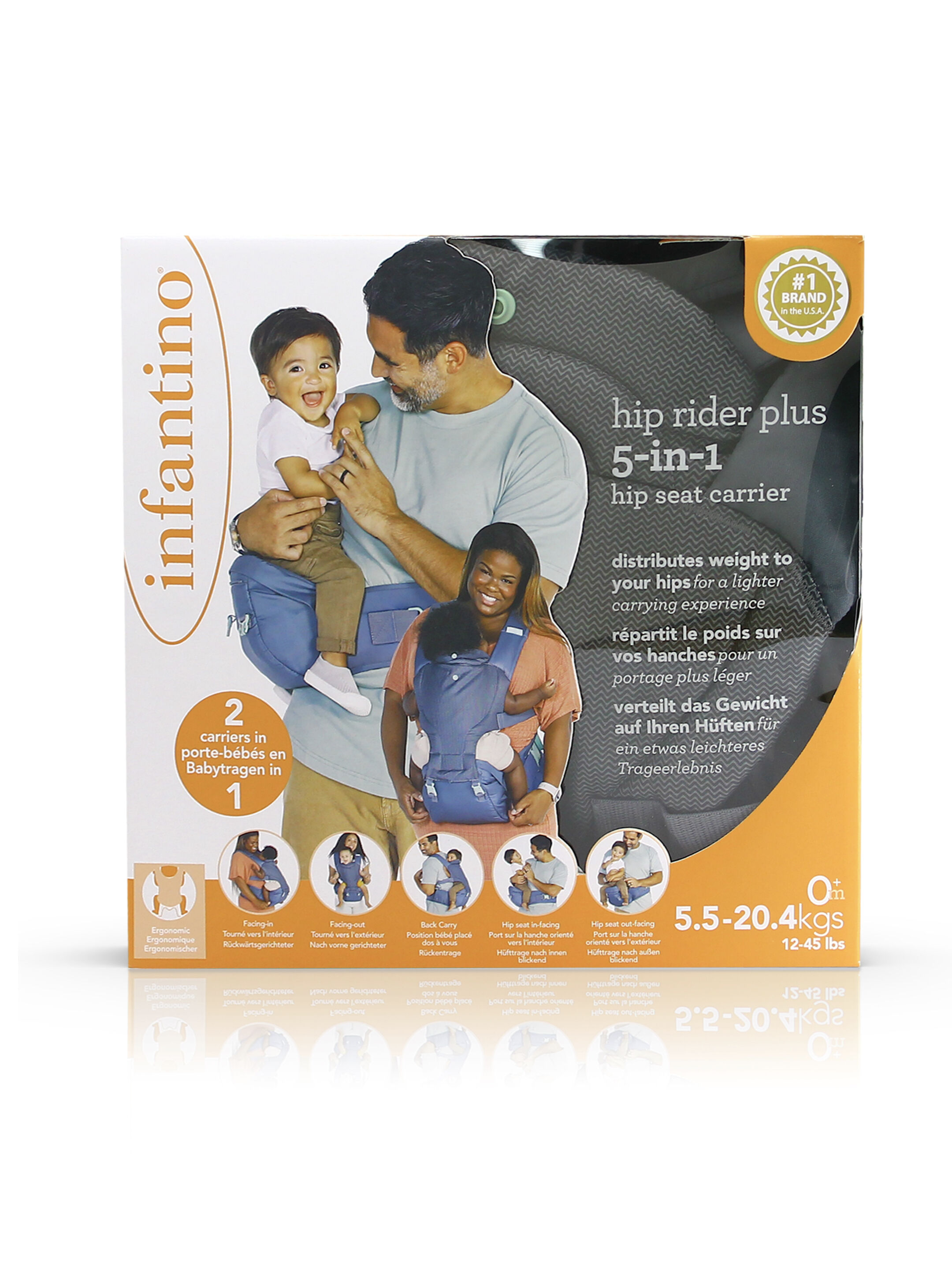 Infantino Hip Rider Plus 5-in-1 Hip Seat Carrier image number 6