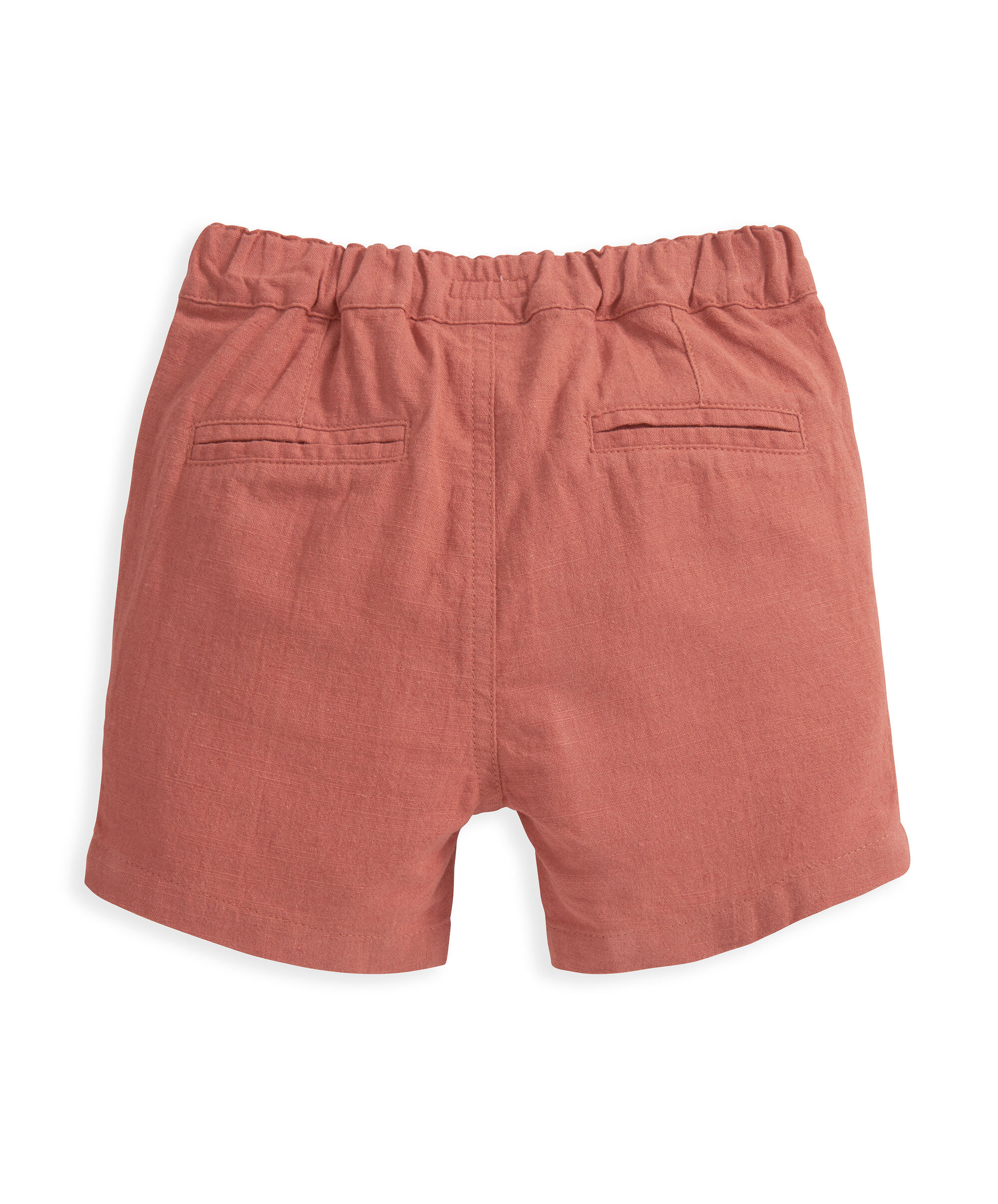 Orange Linen Short image number 3