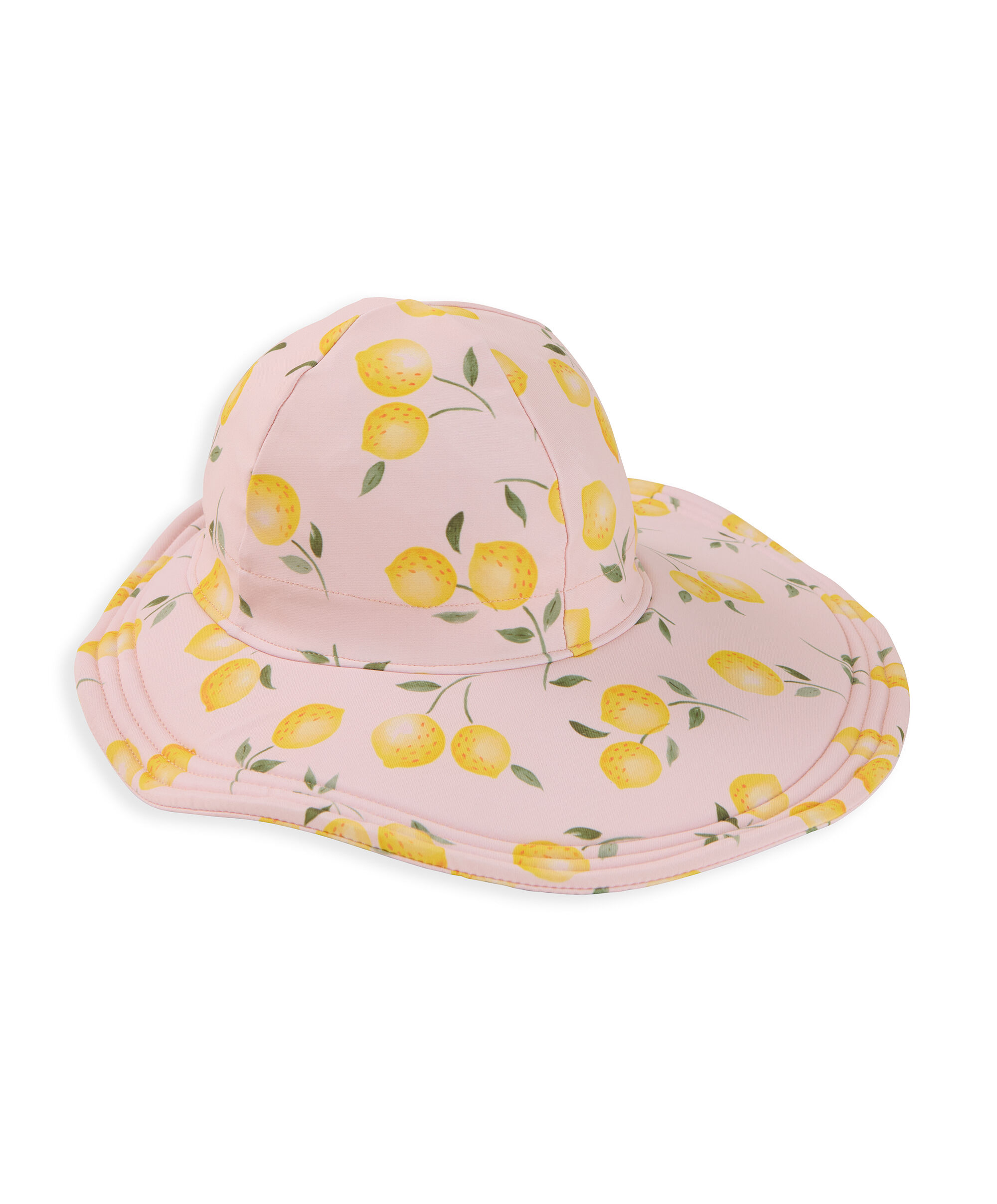 Lemon Print Floppy Sunhat image number 2