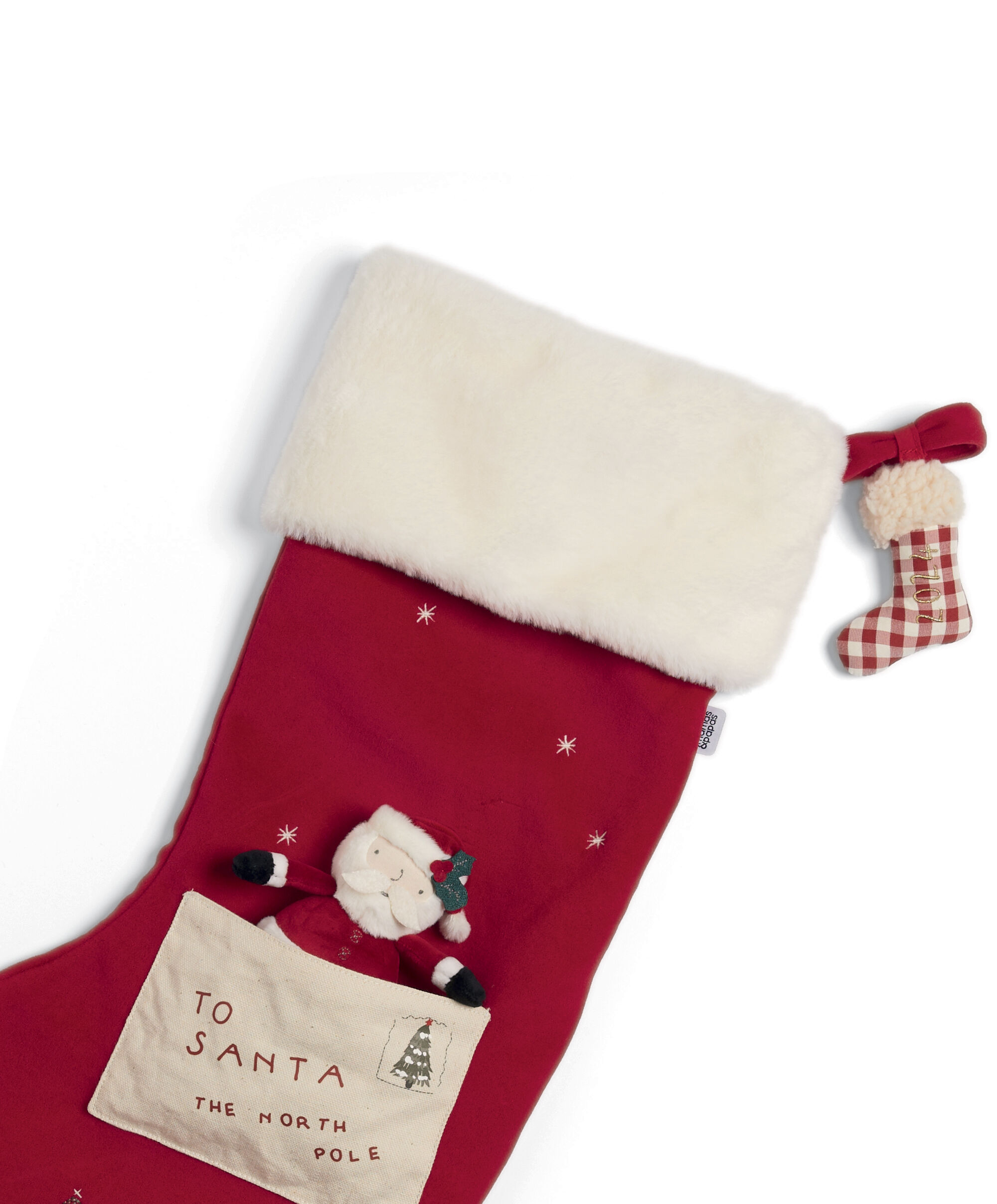 Large Stocking with Toy - Santa 2024 image number 3