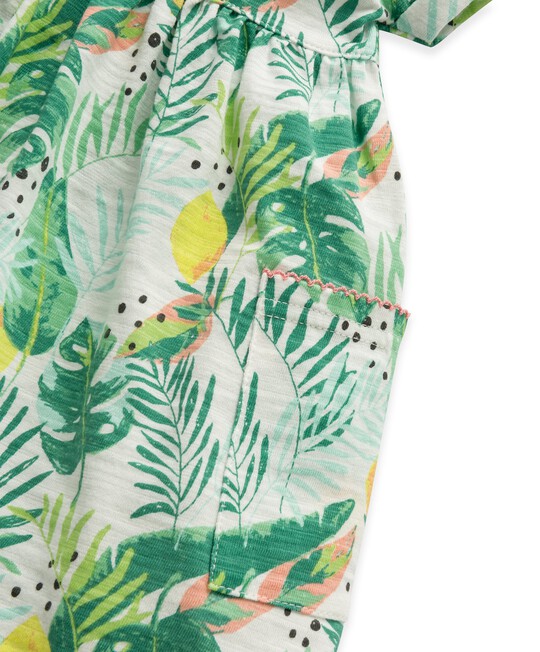 Tropical Jersey Print Dress image number 3
