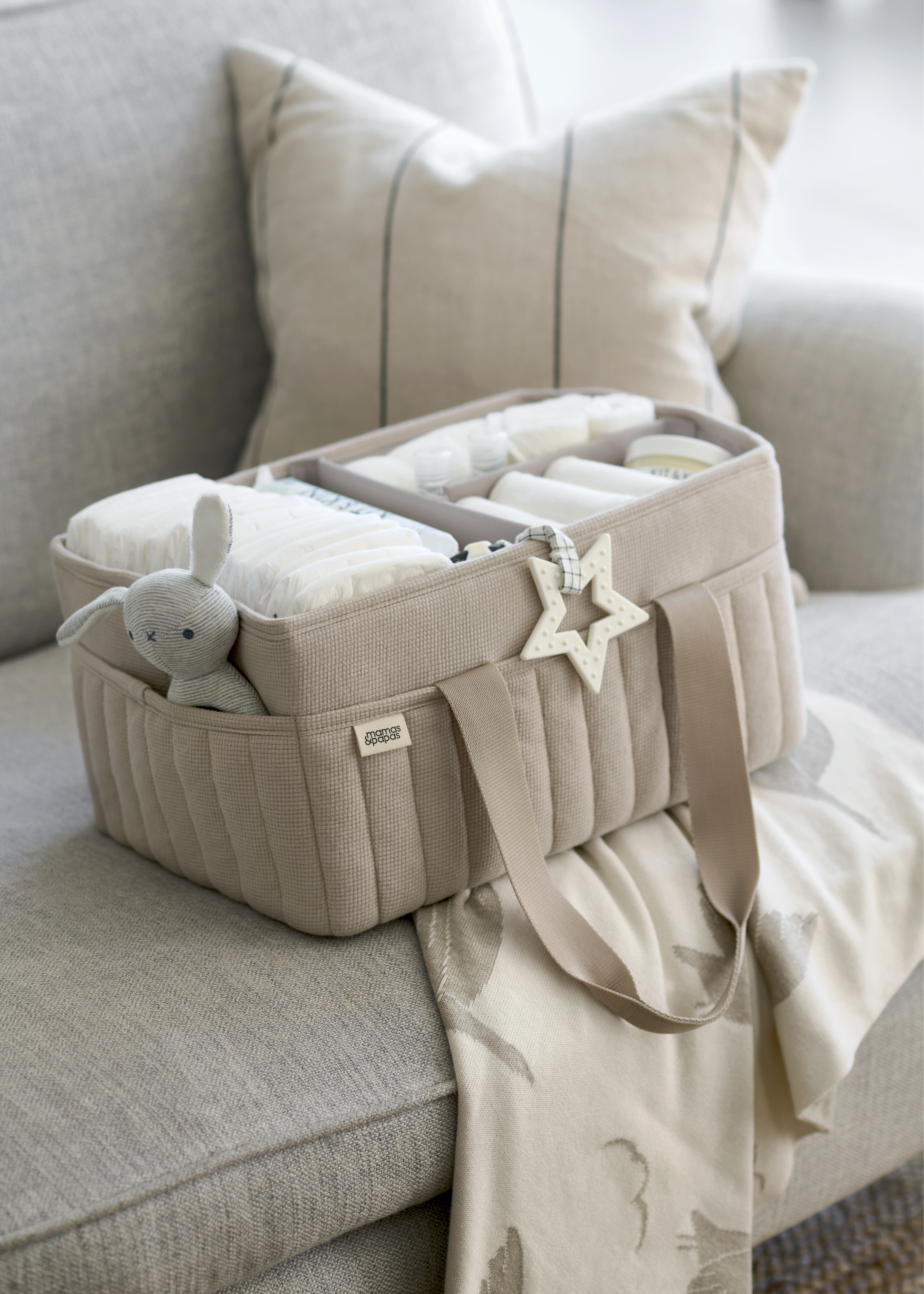 Nappy Caddy - Cashmere Waffle image number 1