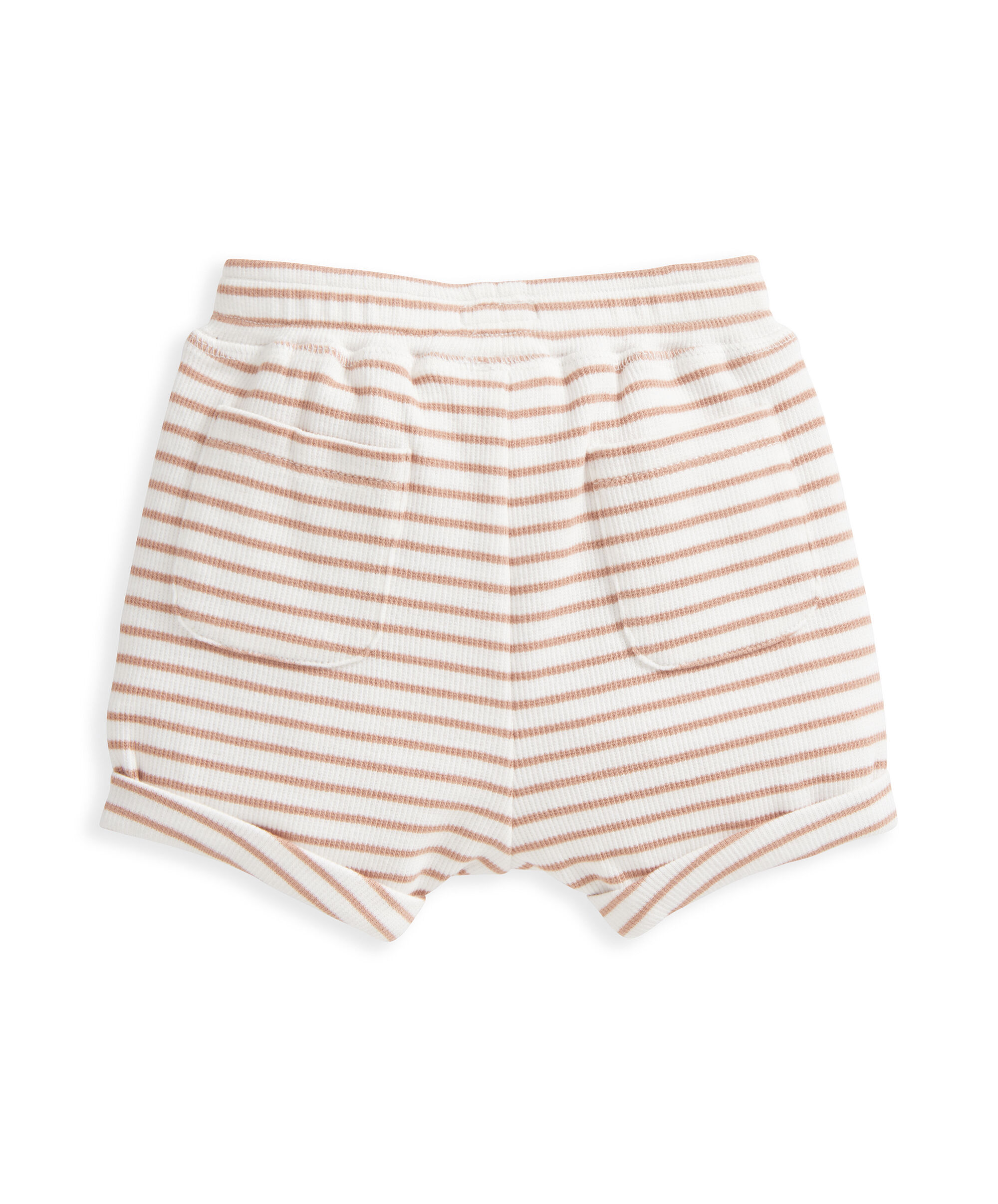 Striped Seam Detail Shorts image number 3