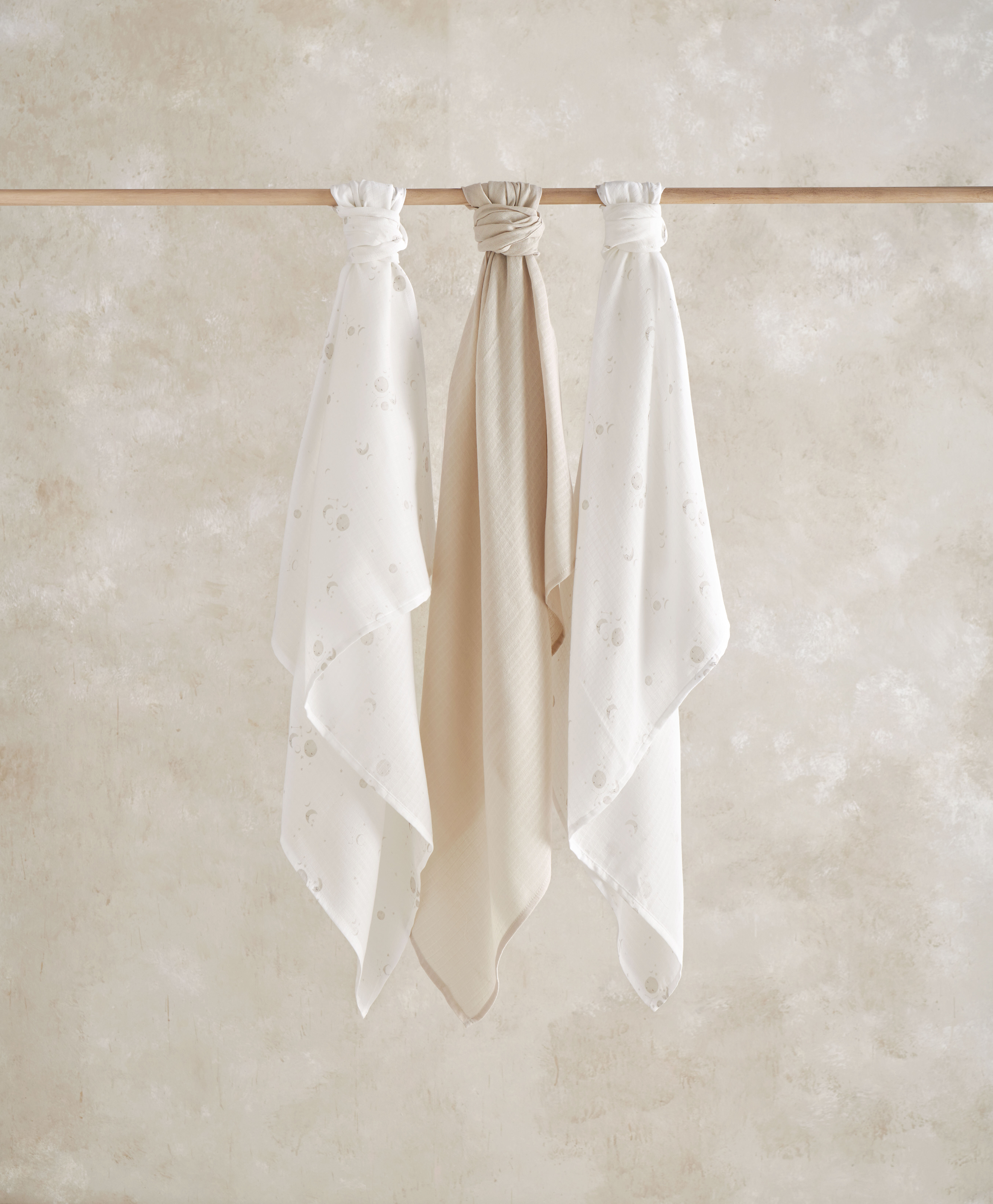 3Pk Muslin Squares Lrg - Cosmic Sky