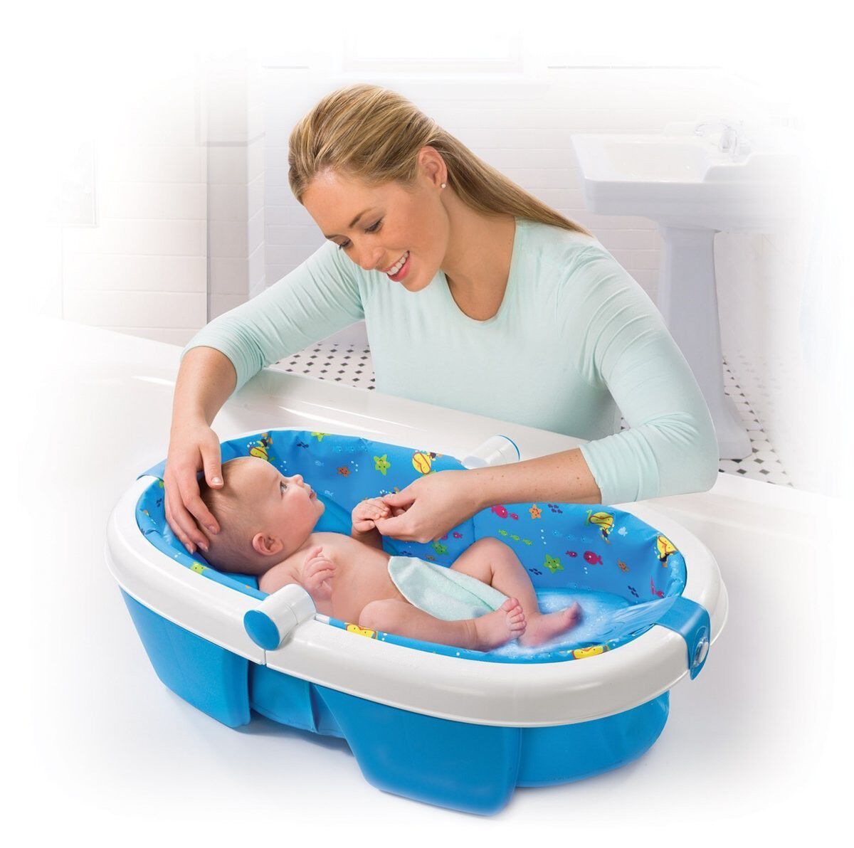 Fold away baby sale bath