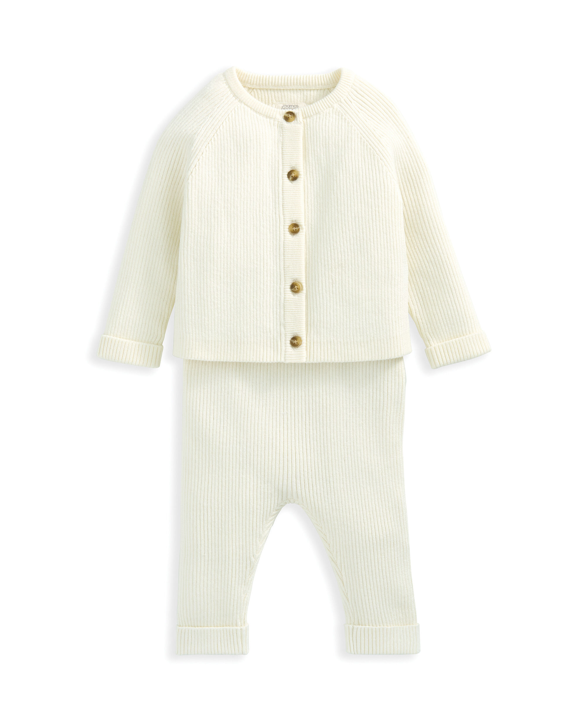 Knitted Cardigan & Leggings - Sand image number 4