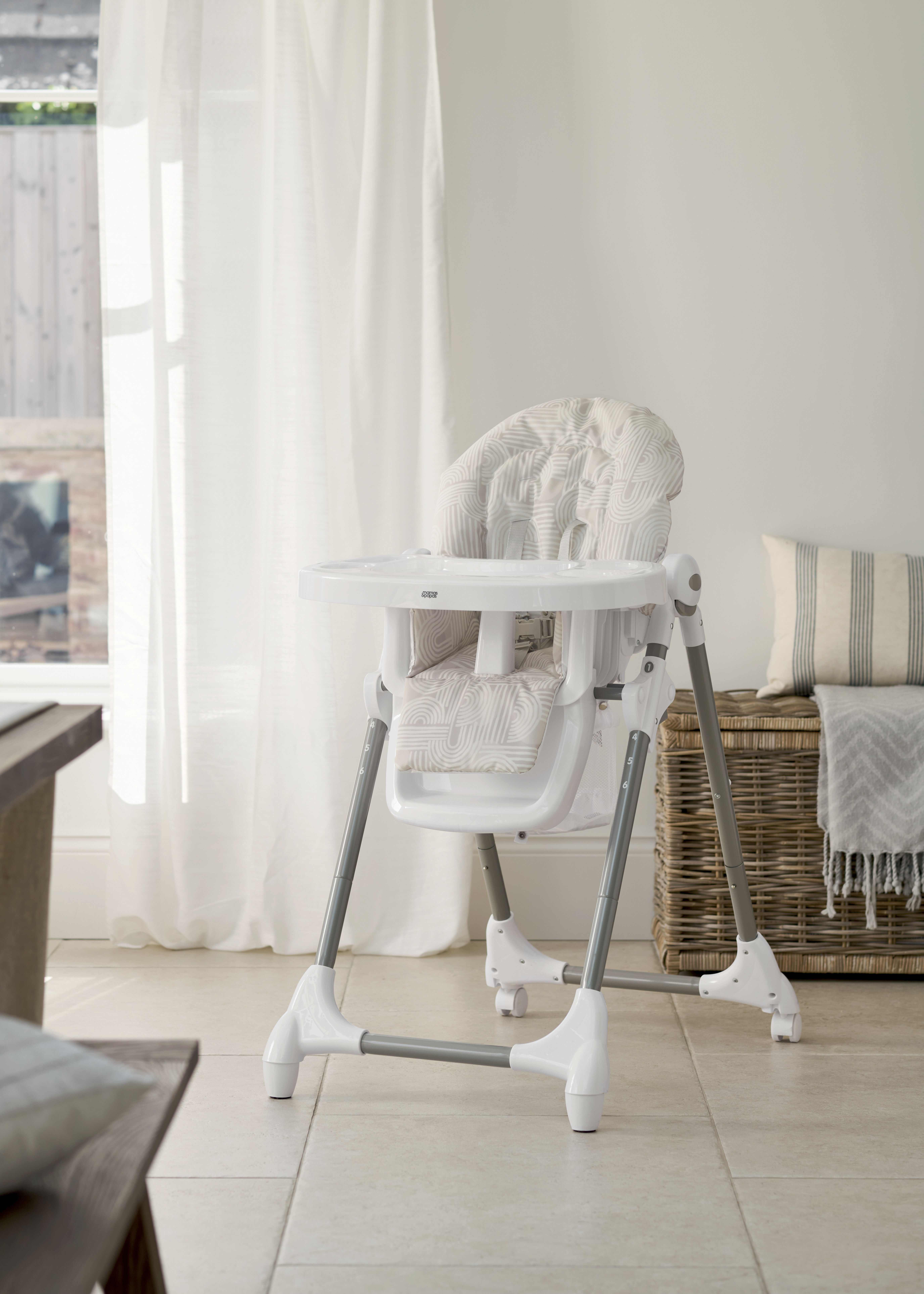 Snax Highchair - Woven Natural image number 1