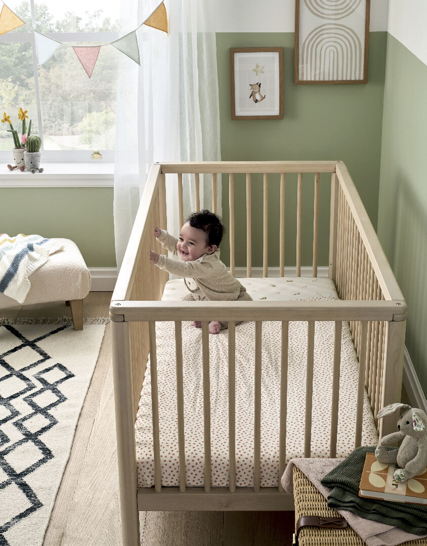 Compact Solo Cotbed - Natural image number 4