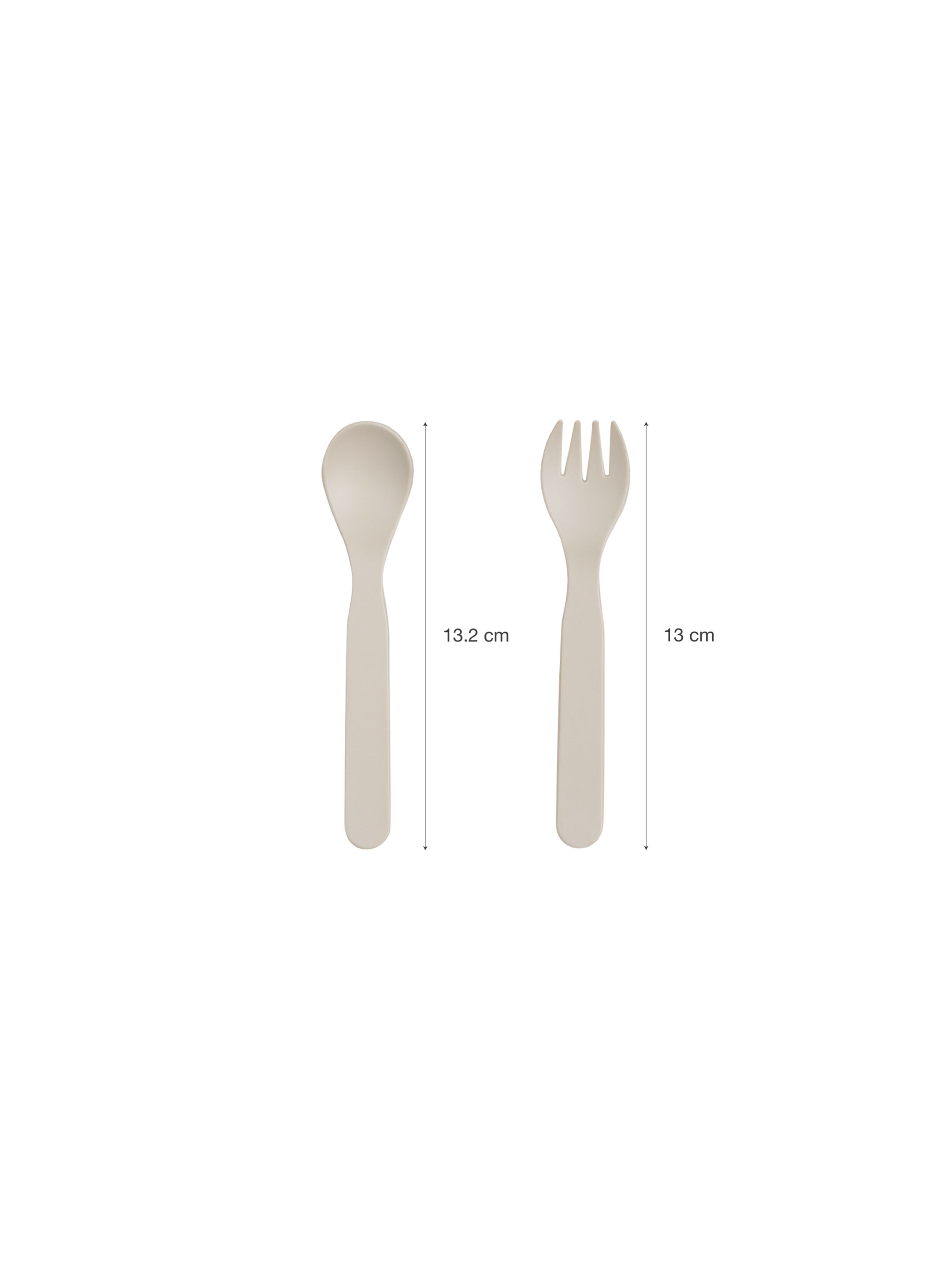 Citron Bio Based Cutlery Set of 2 and Case - Green/Cream image number 4