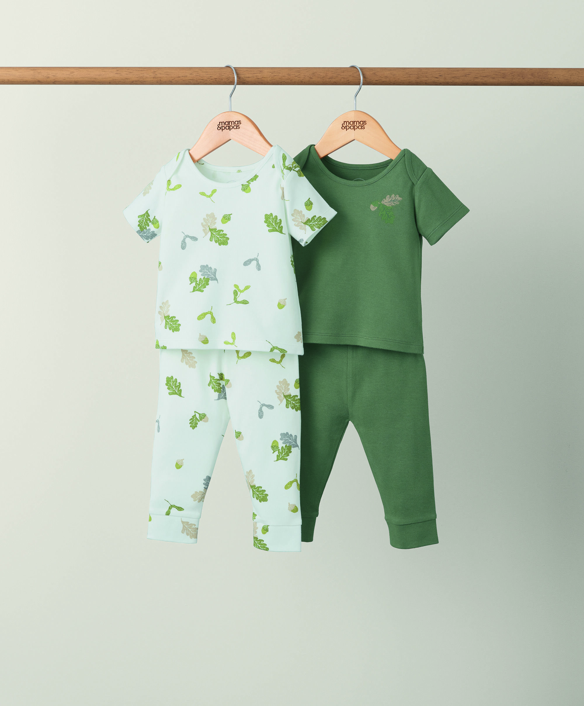 2 pack Into The Woods Jersey Pyjamas image number 1