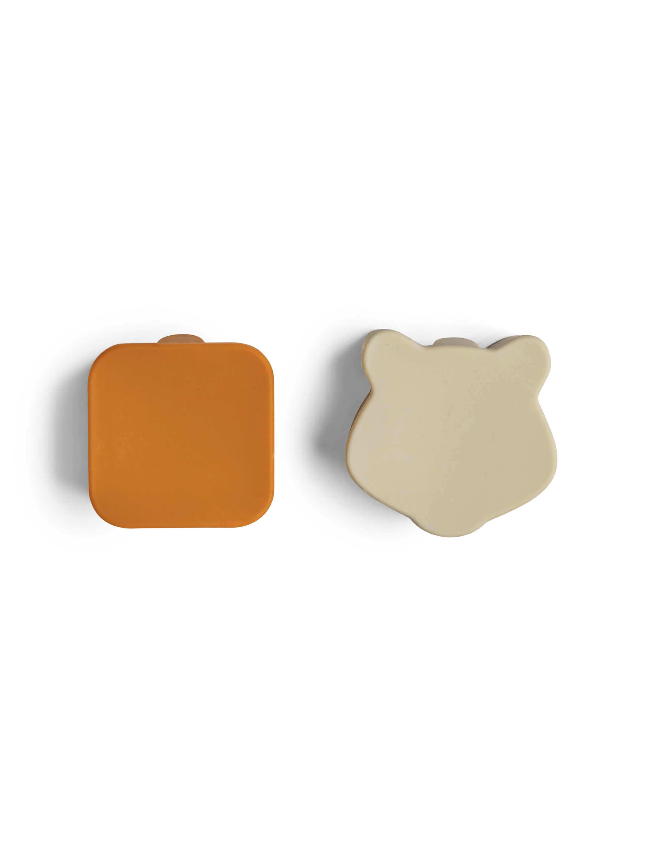 Citron Silicone Lunchbox Organizers Set of 4 Caramel/Green/Grey image number 5