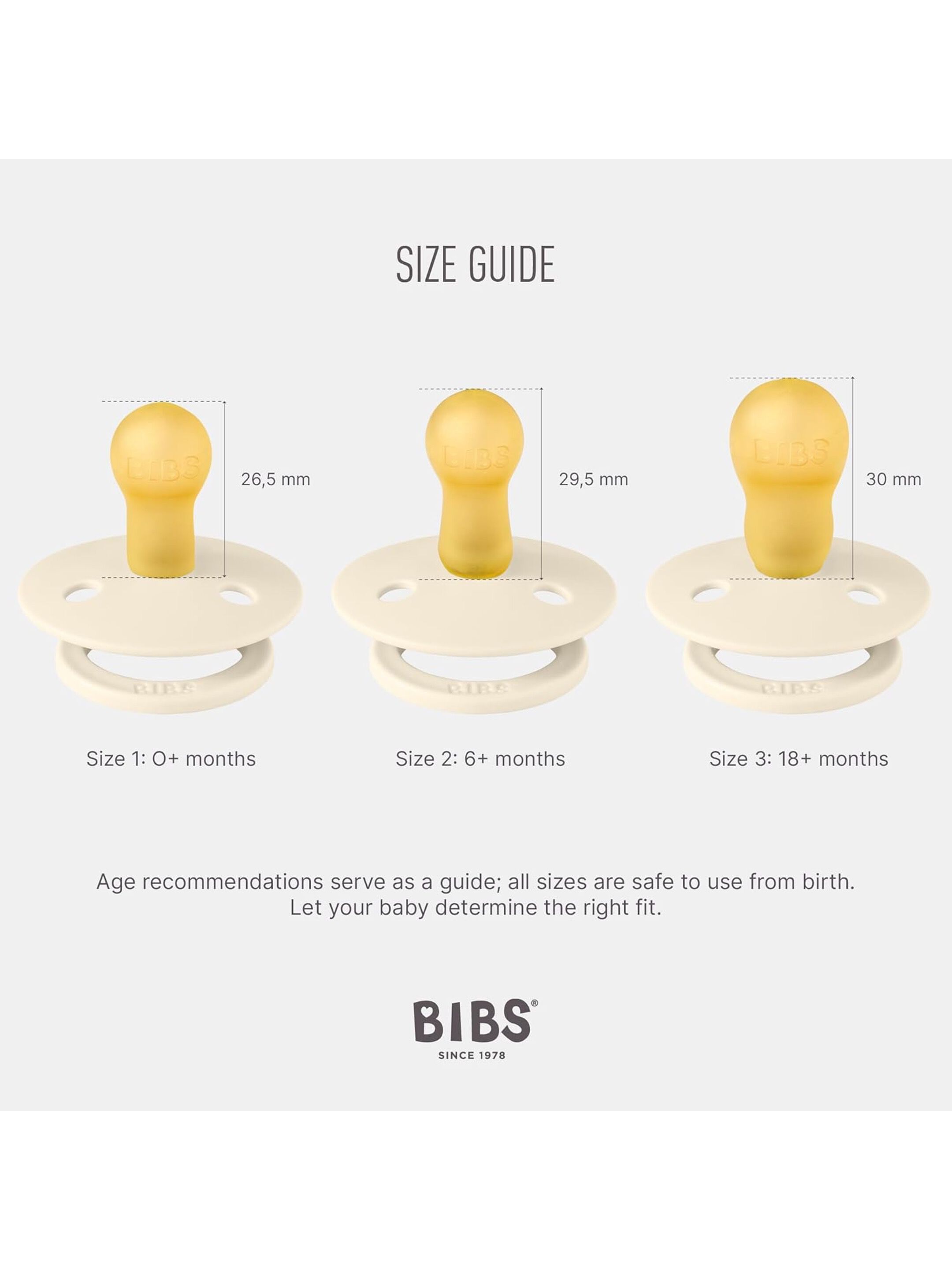 BIBS Pacifier Studio Colour 2 PACK Layl Latex Size 2 Black Gold image number 5