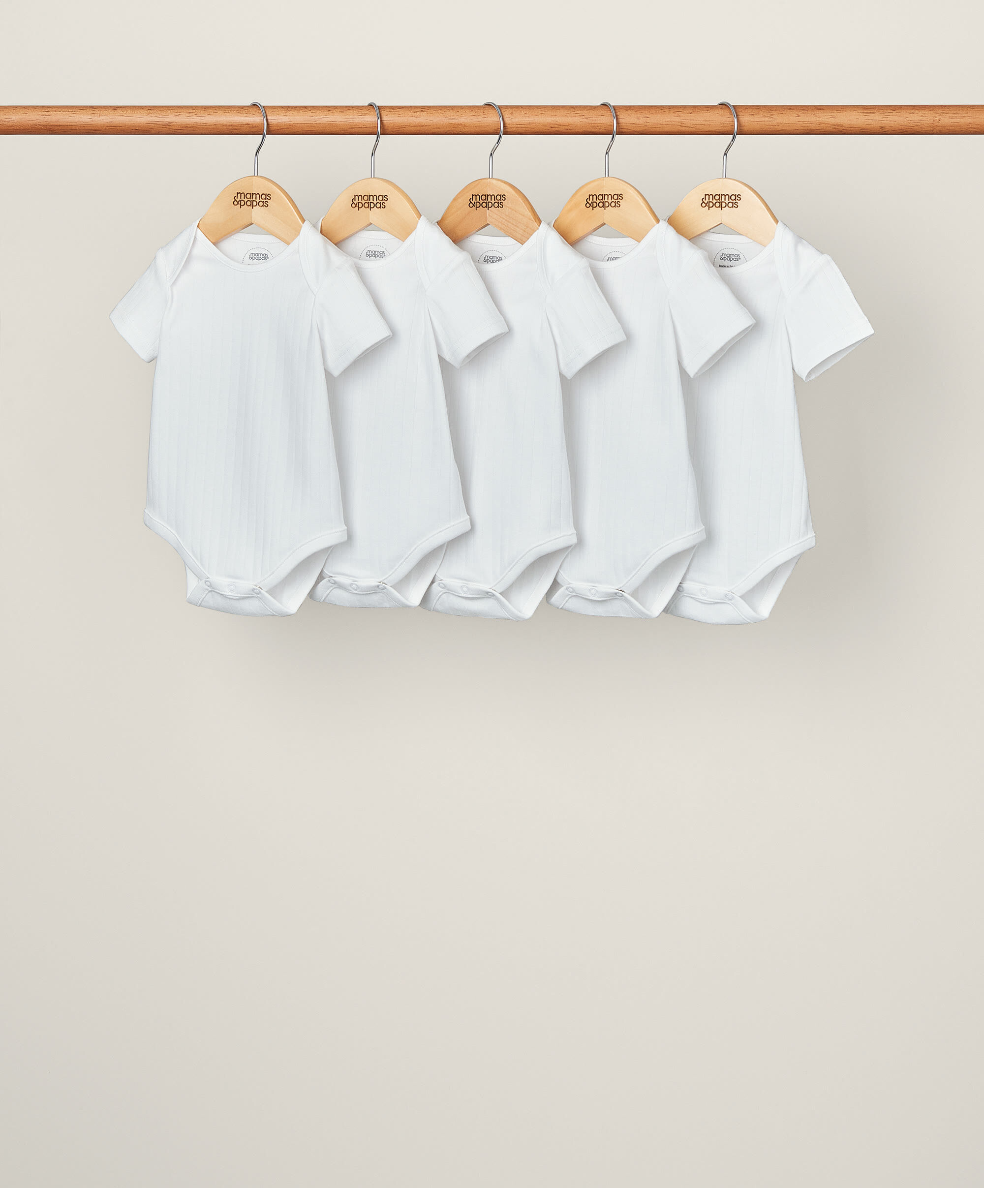 Welcome to the World Bodysuits (Pack of 5) - White