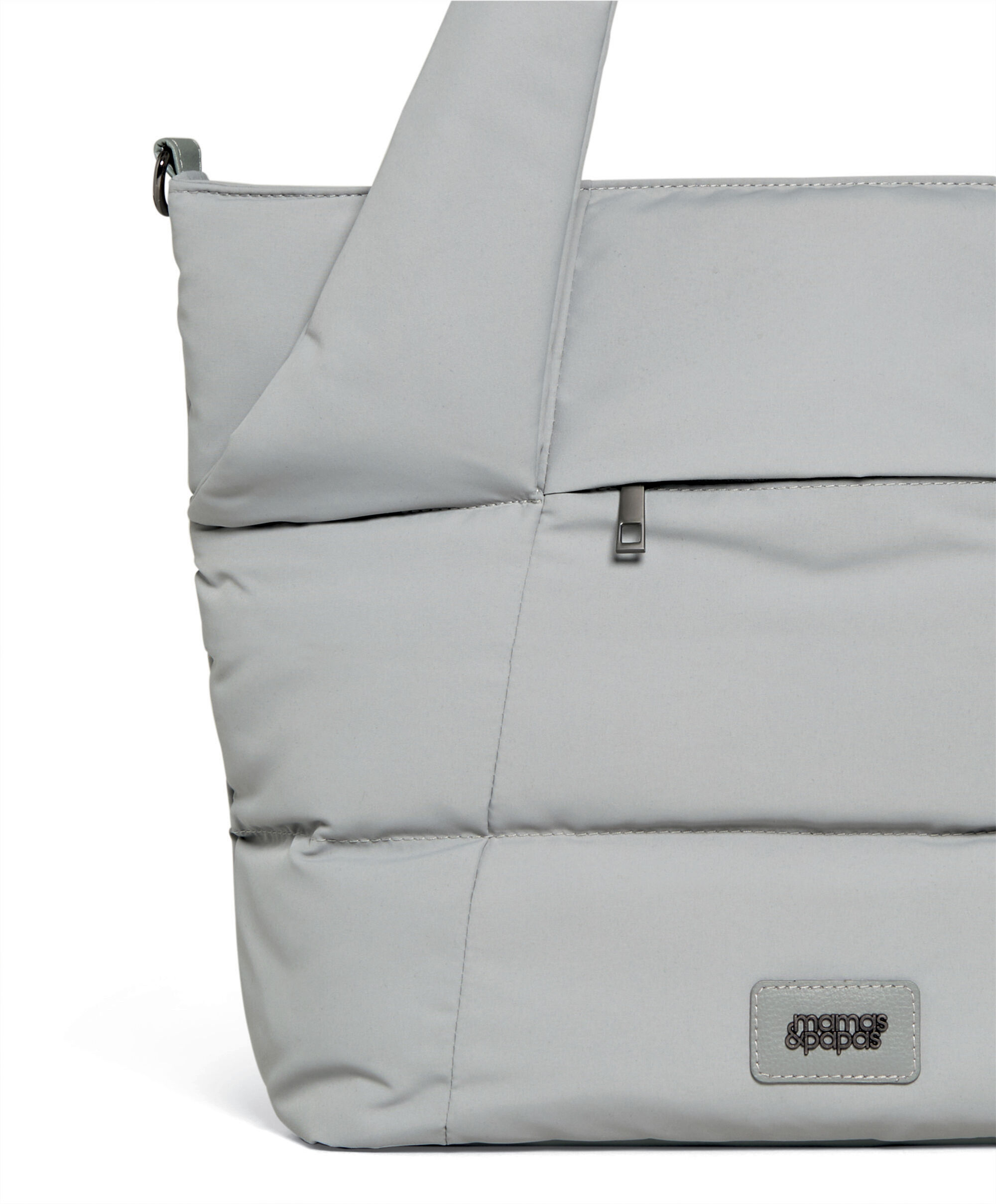 Quilted Tote Bag - Grey image number 3