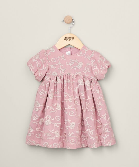 Buy Eid Embroidered Detail Dress - Pink - Dresses | Mamas & Papas Qatar Buy Eid Embroidered Detail Dress - Pink - Dresses | Mamas & Papas Qatar