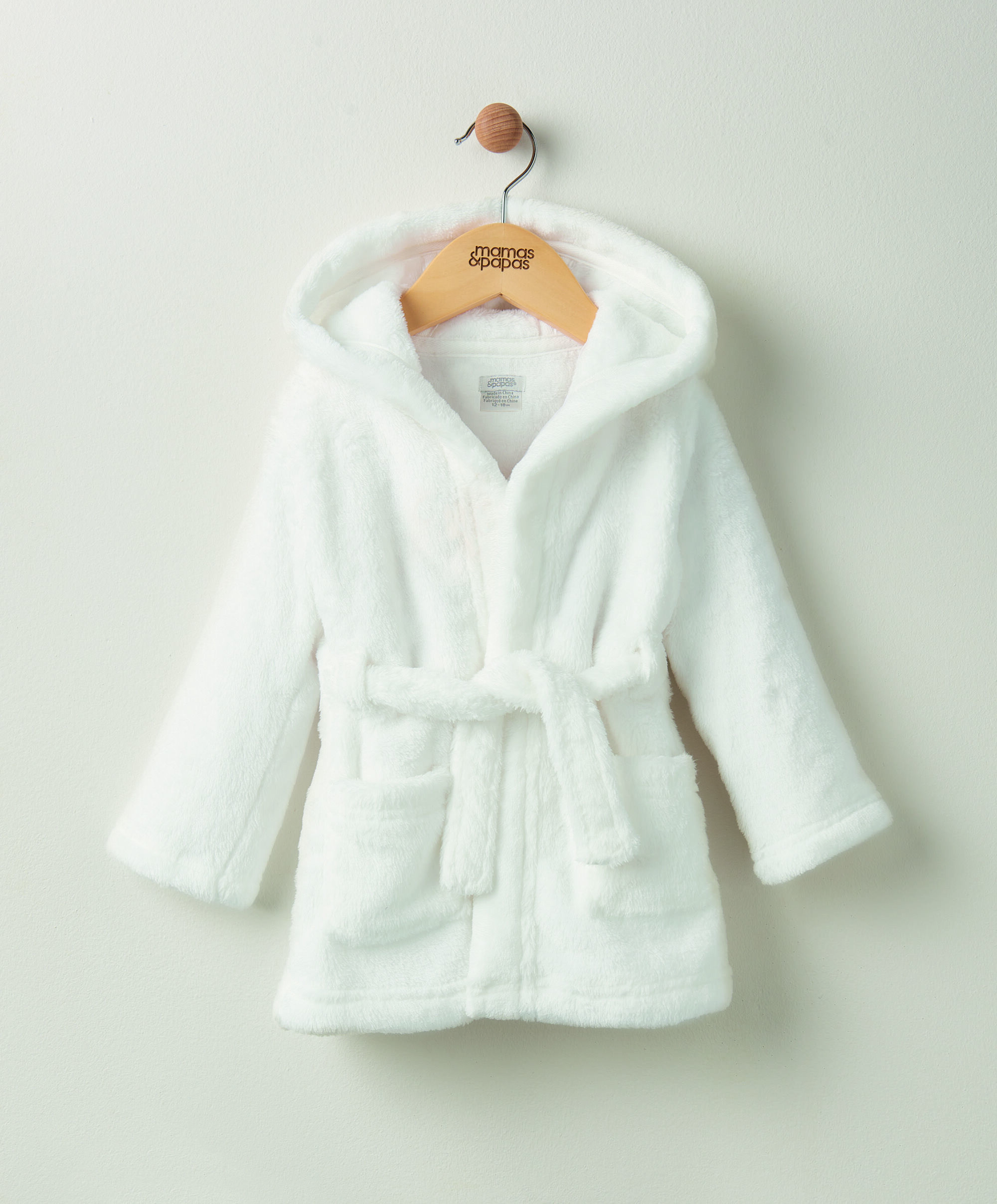 Girls white dressing gown sales