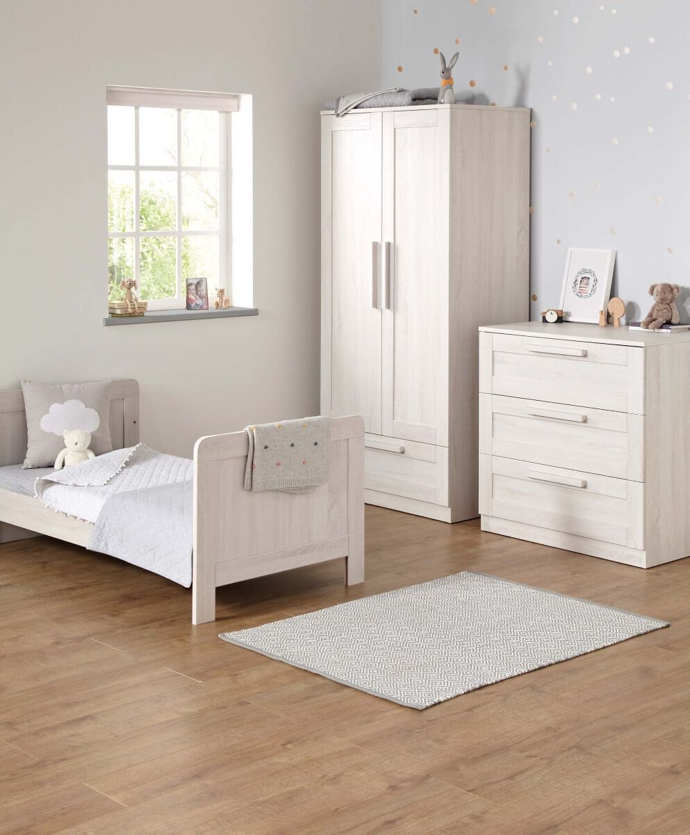 Mamas and papas atlas cot bed white on sale