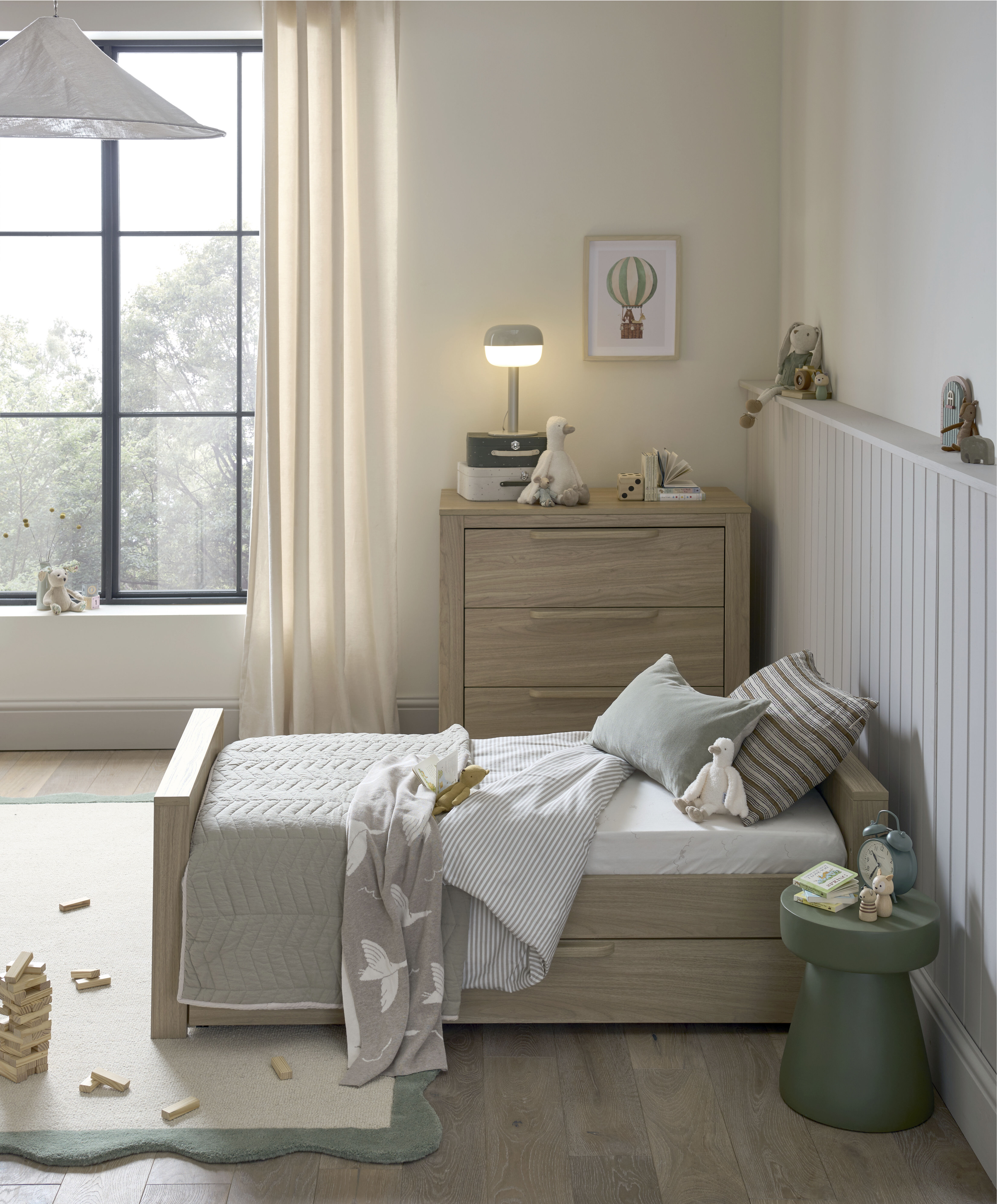 Franklin Cotbed - Oak image number 2