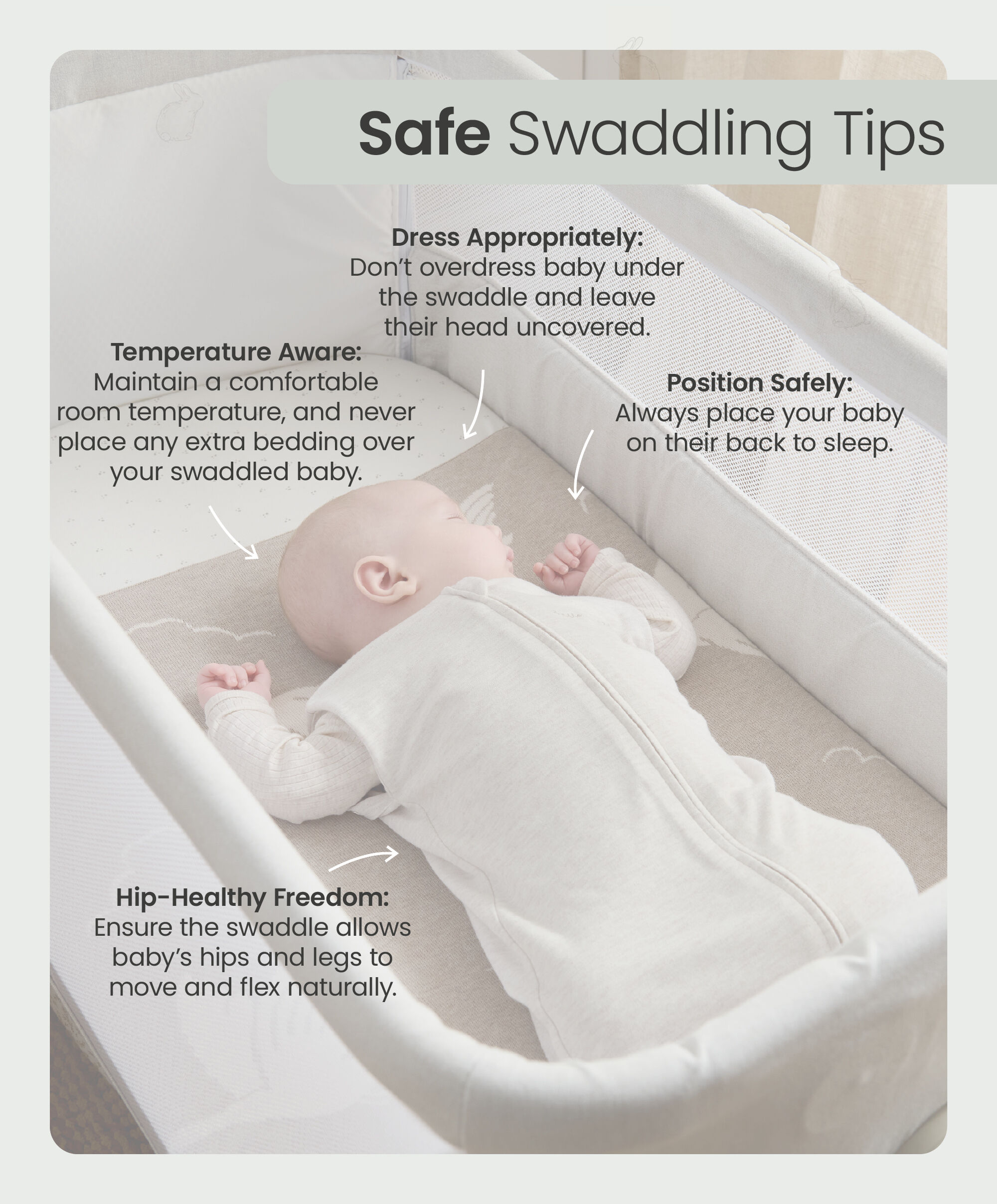 Swaddle - Newborn 1.0T Sage image number 7