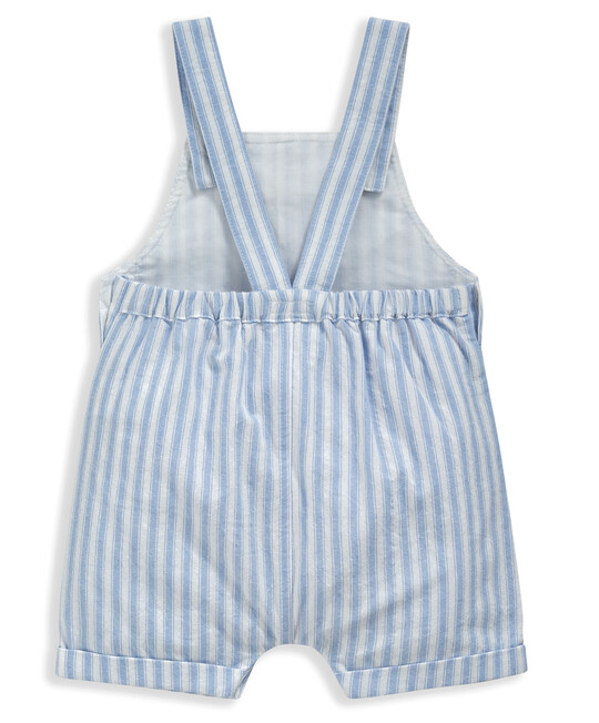 Textured Striped Dungaree image number 2