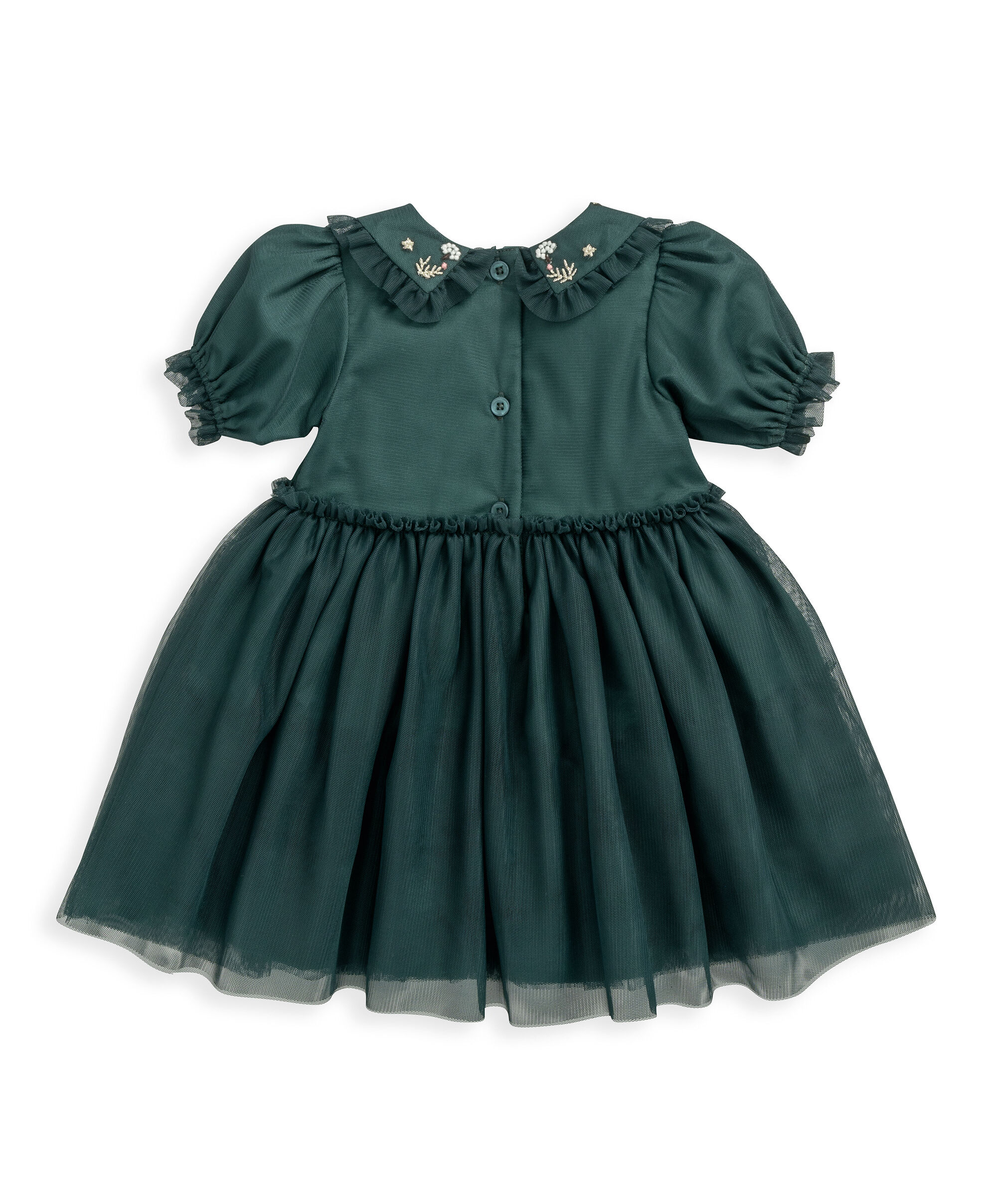 Embroidered Mesh Dress image number 3