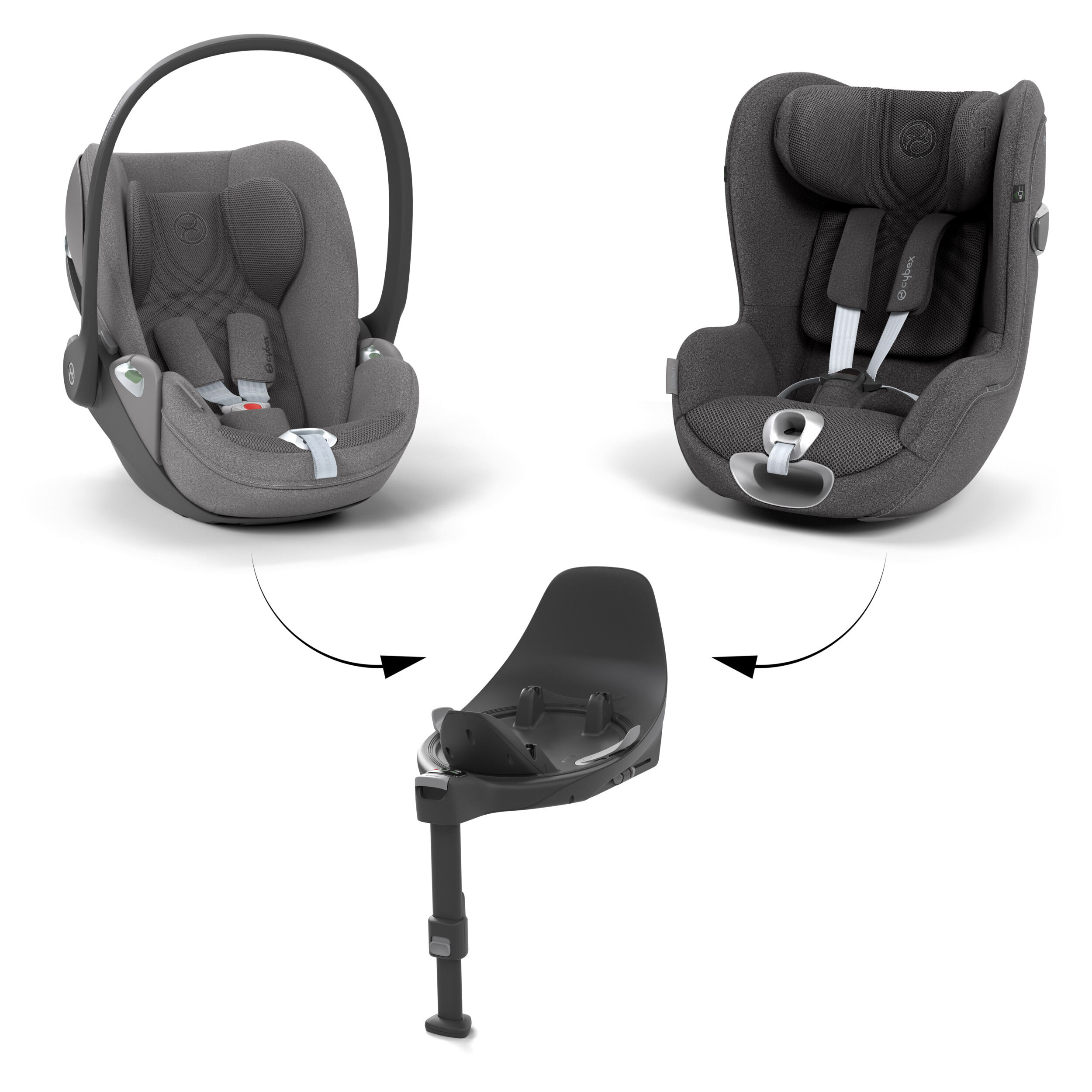 Cybex Sirona T I-Size Plus Car Seat with Sun Canopy - Mirage Grey image number 6