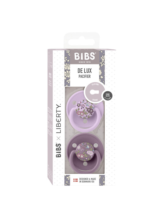 BIBS x Liberty Pacifier DeLux Camomille and Mauve (0+ months) image number 2