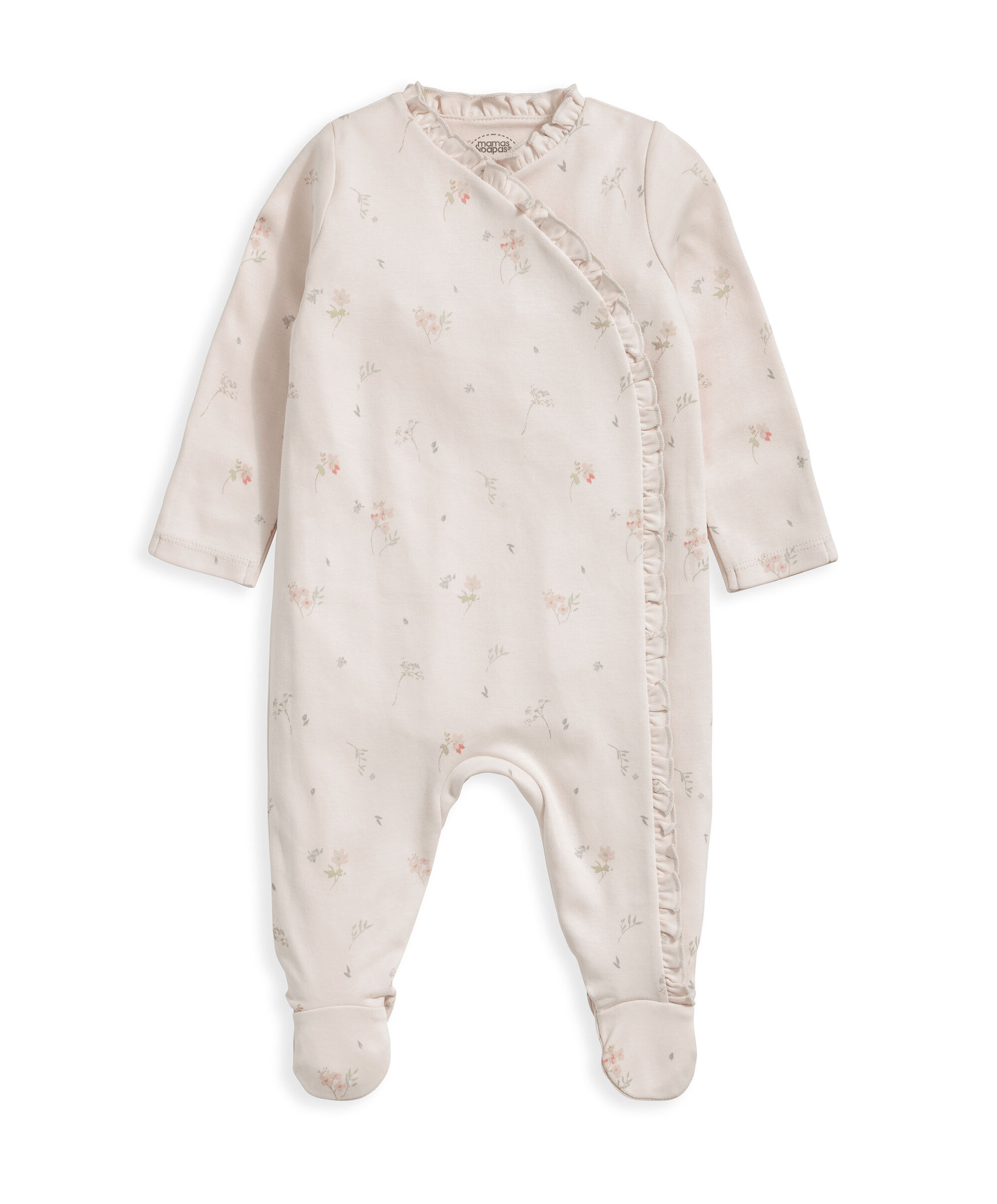 Floral Frill Sleepsuit image number 2