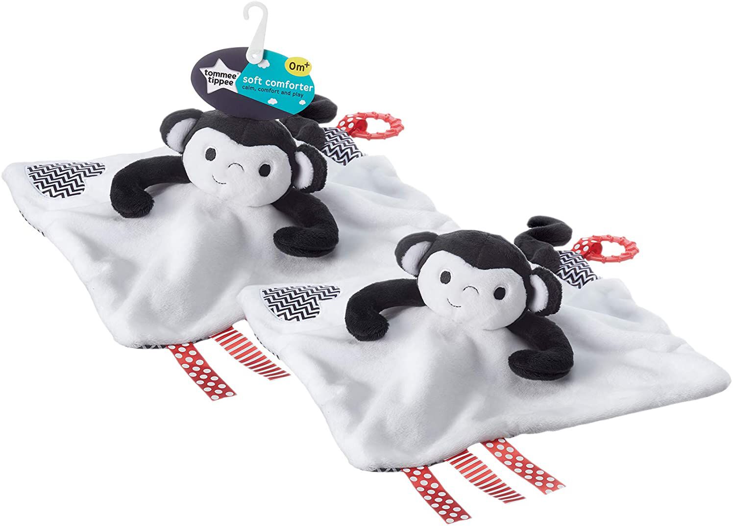 Tommee Tippee Soft Comforter Marco Monkey - White image number 2