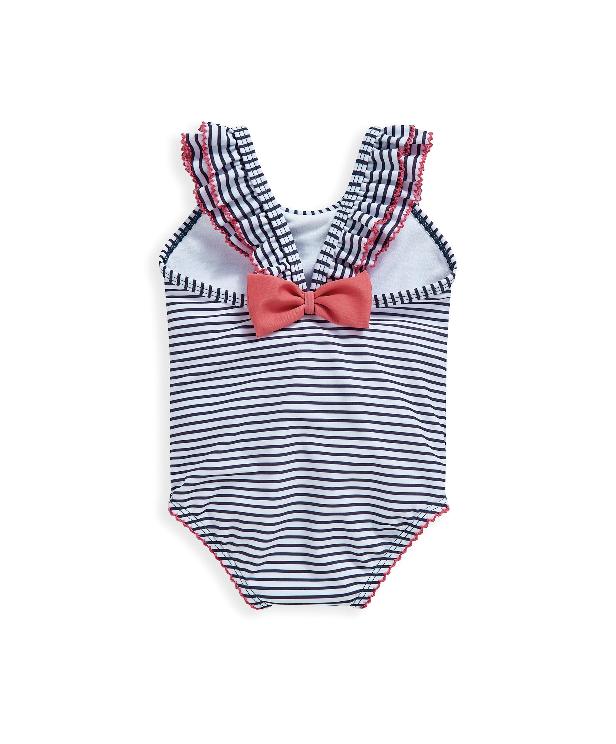Stripe Frill Swimsuit image number 2