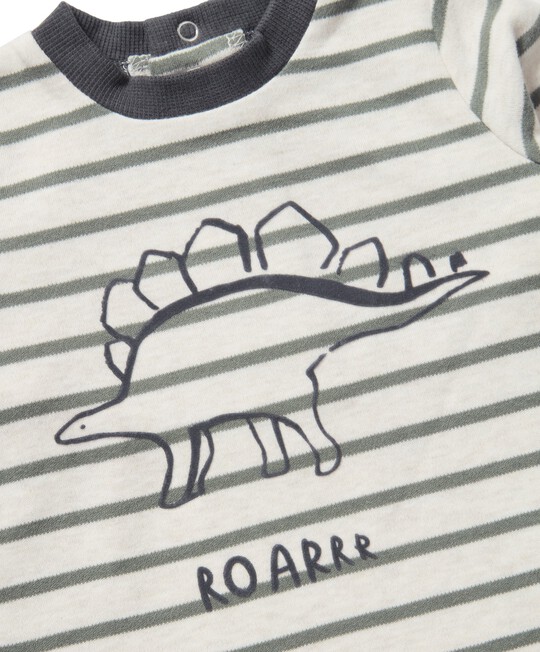 Striped Dinosaur T-Shirt image number 3