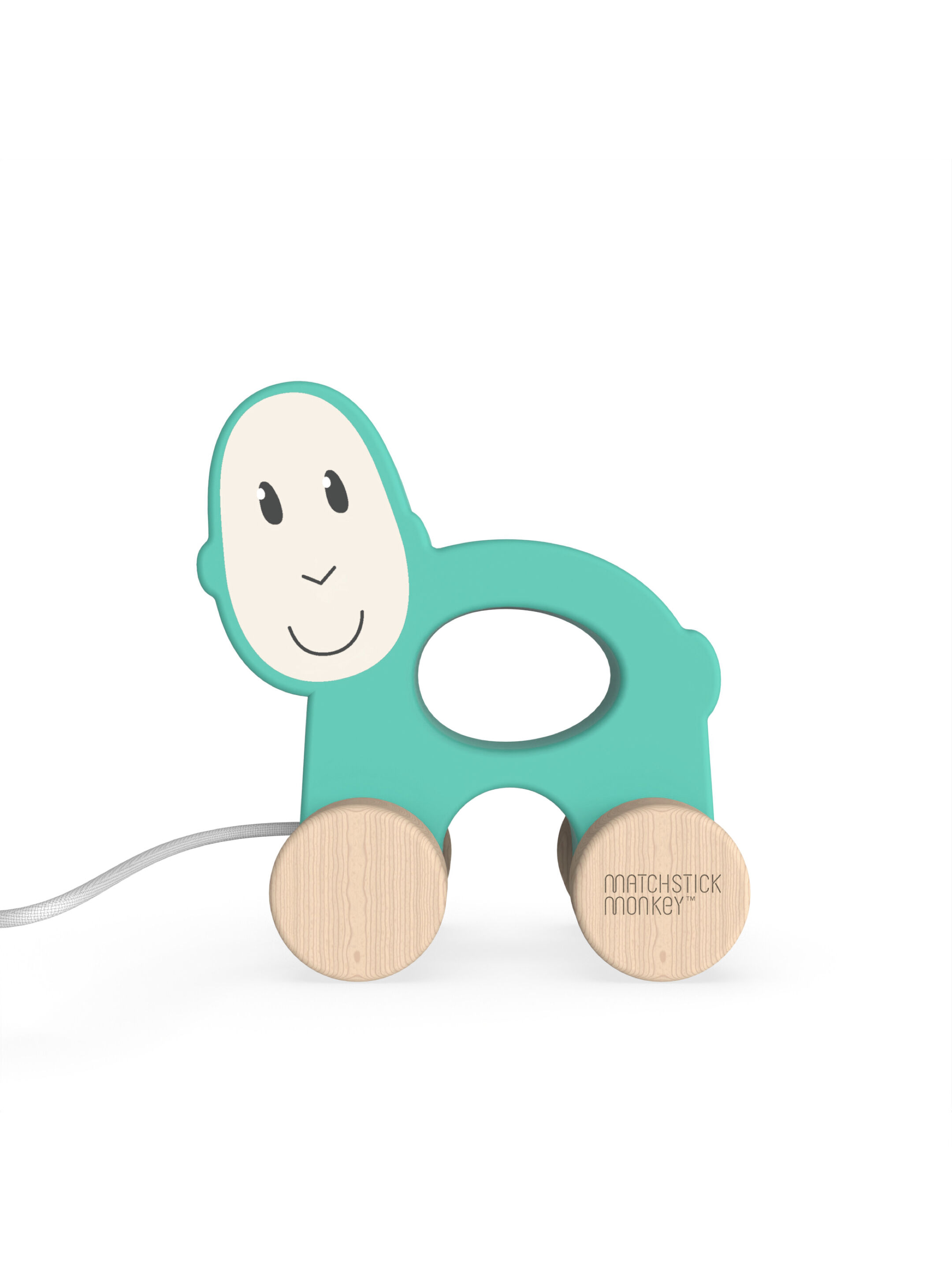 Matchstick Monkey Playtime Pull Along Animal - Matchstick Monkey image number 2
