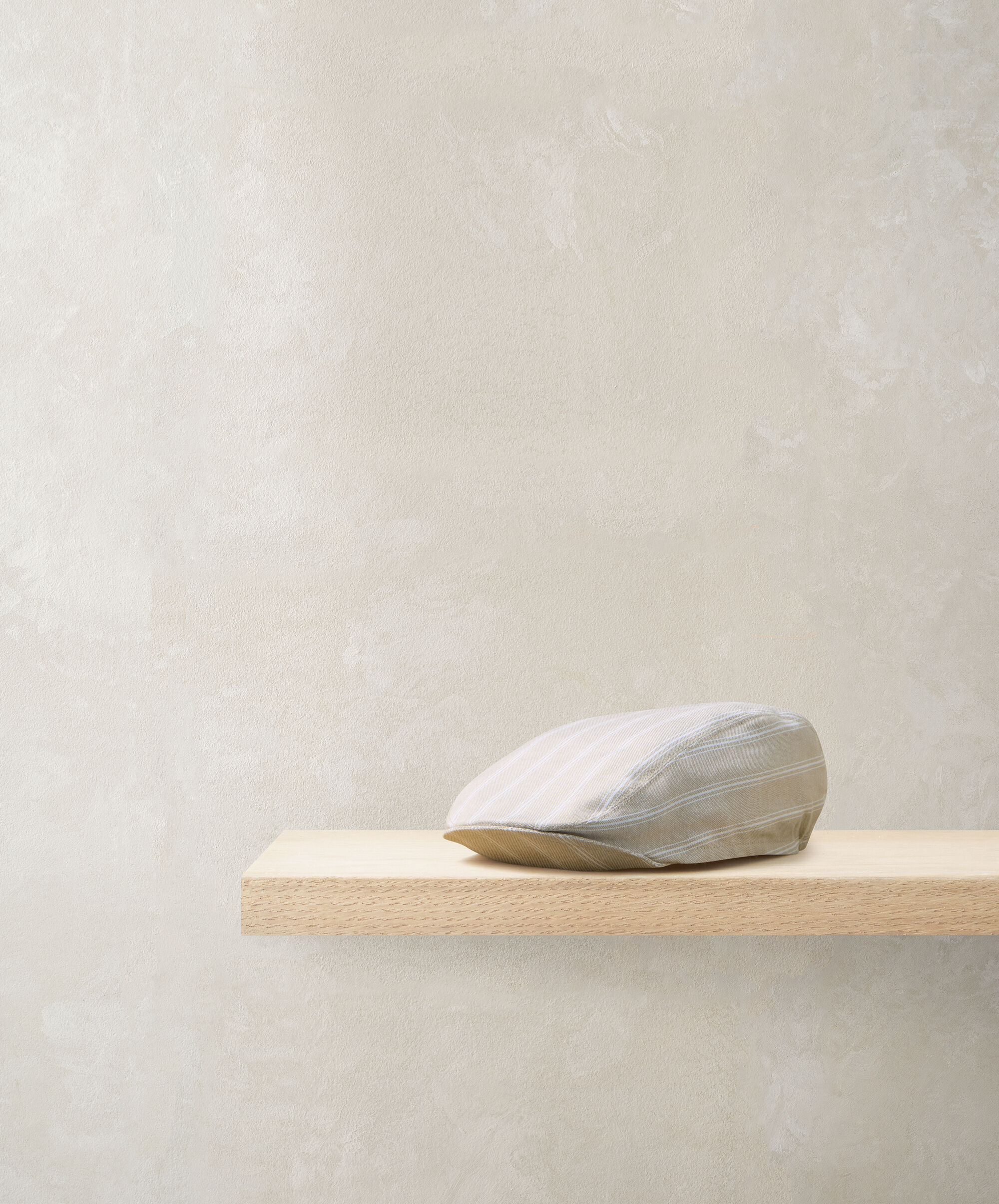 Wide Stripe Flat Cap image number 1